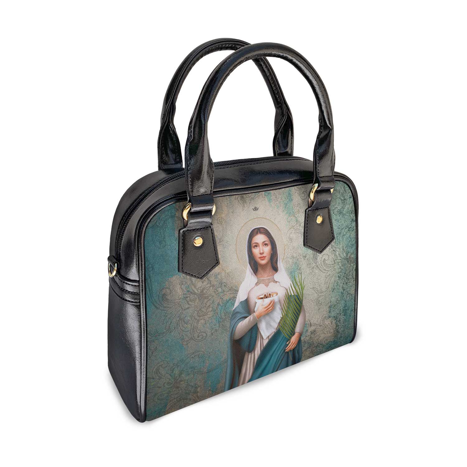 St. Lucy Handbag (Floral Patina) - VENXARA®