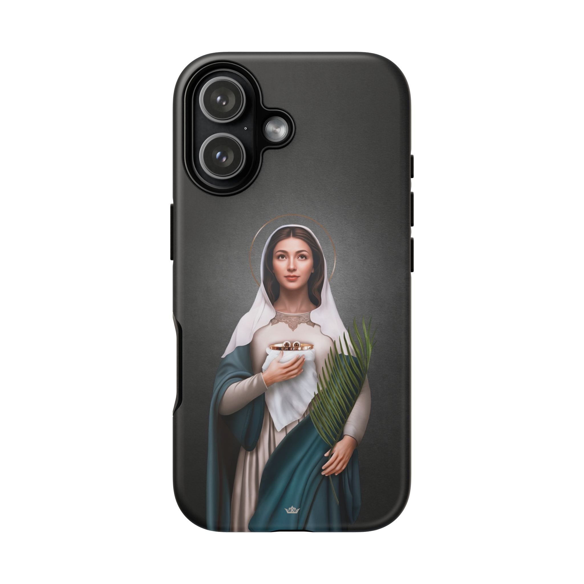 St. Lucy Hard Phone Case (Dark) Copyright VENXARA