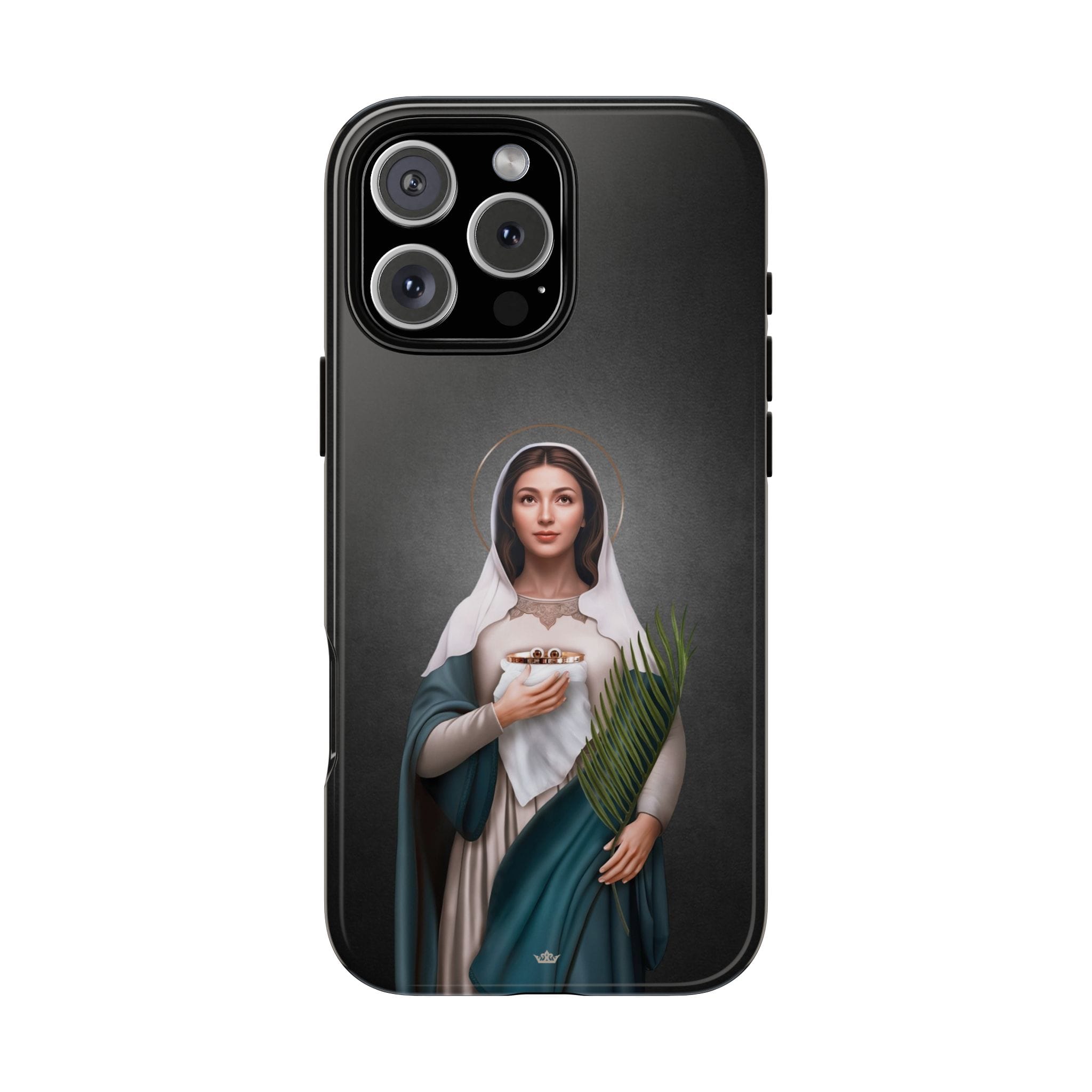 St. Lucy Hard Phone Case (Dark) Copyright VENXARA