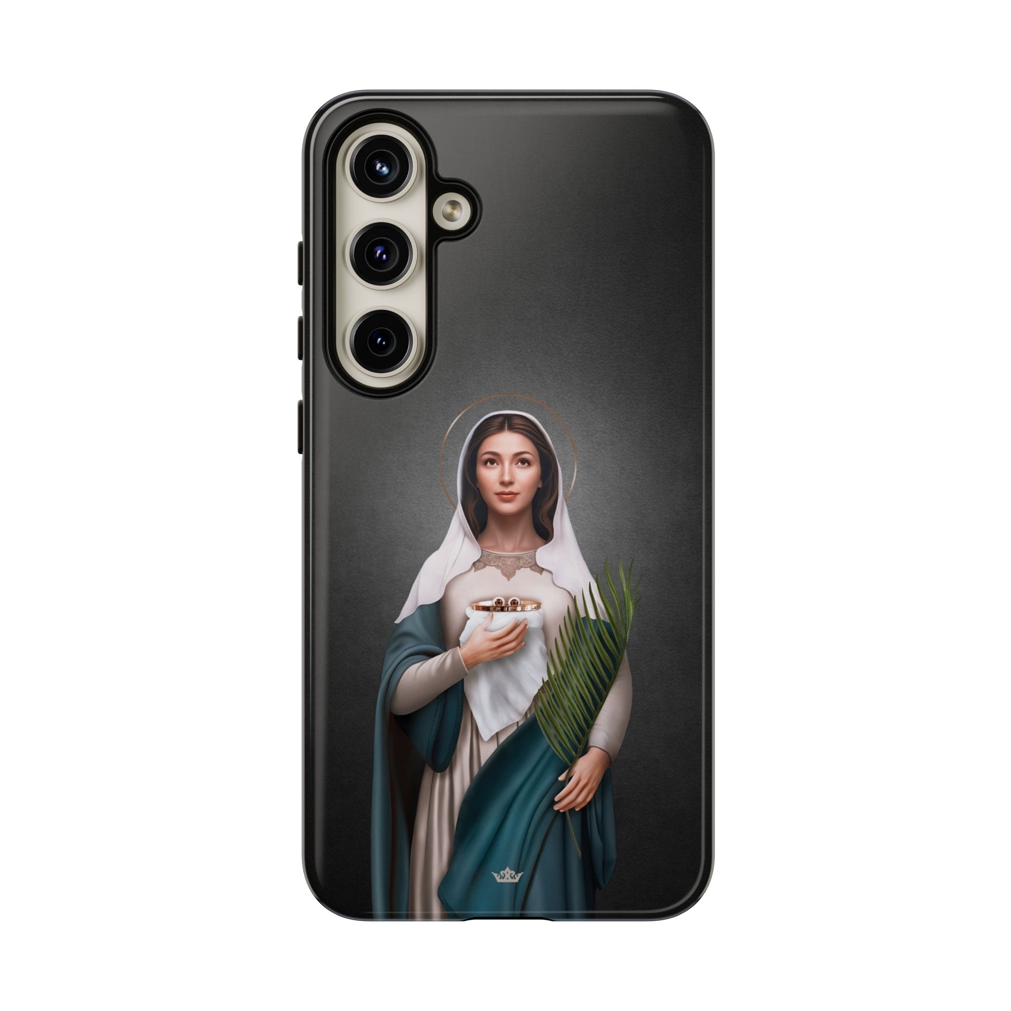 St. Lucy Hard Phone Case (Dark) Copyright VENXARA