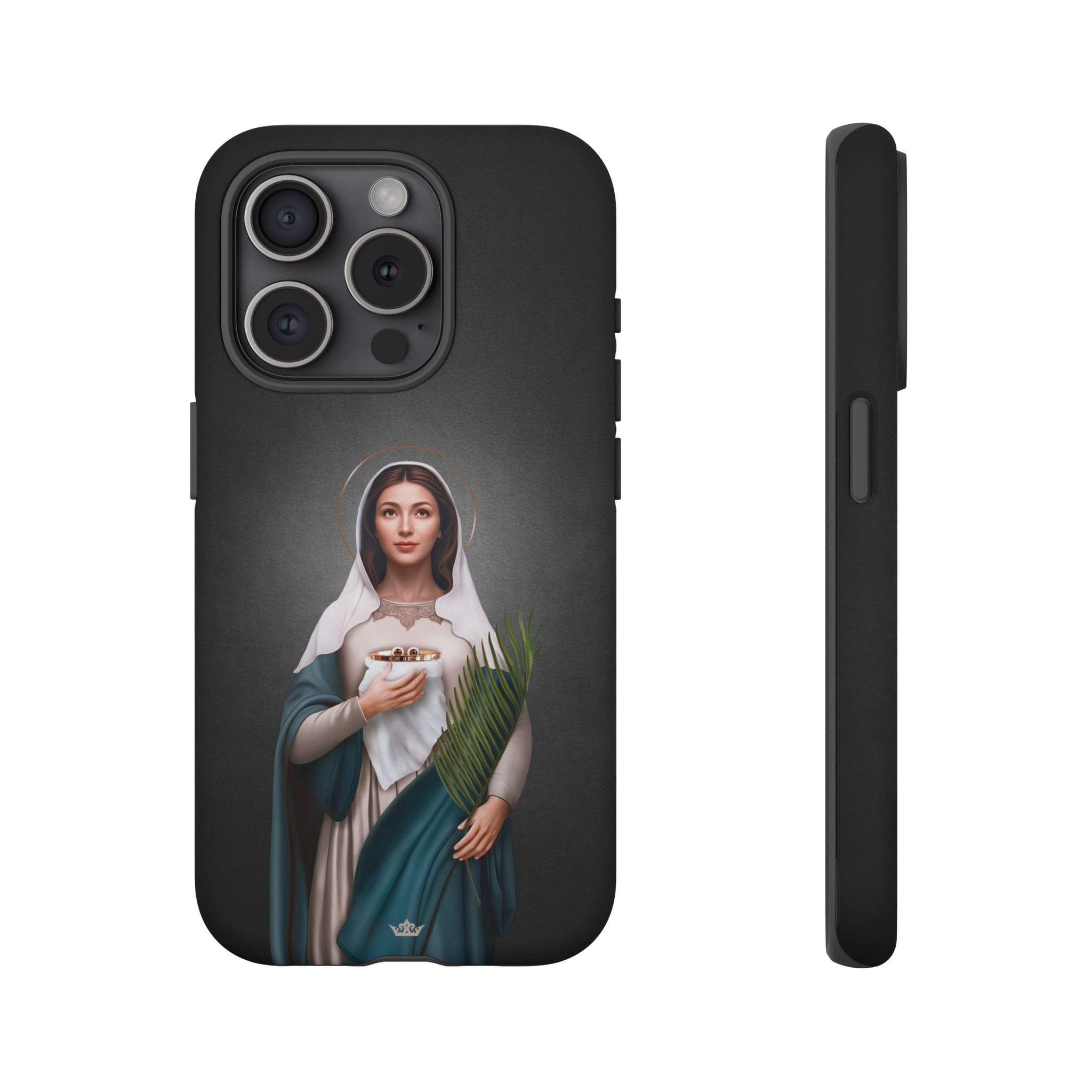 St. Lucy Hard Phone Case (Dark) Copyright VENXARA