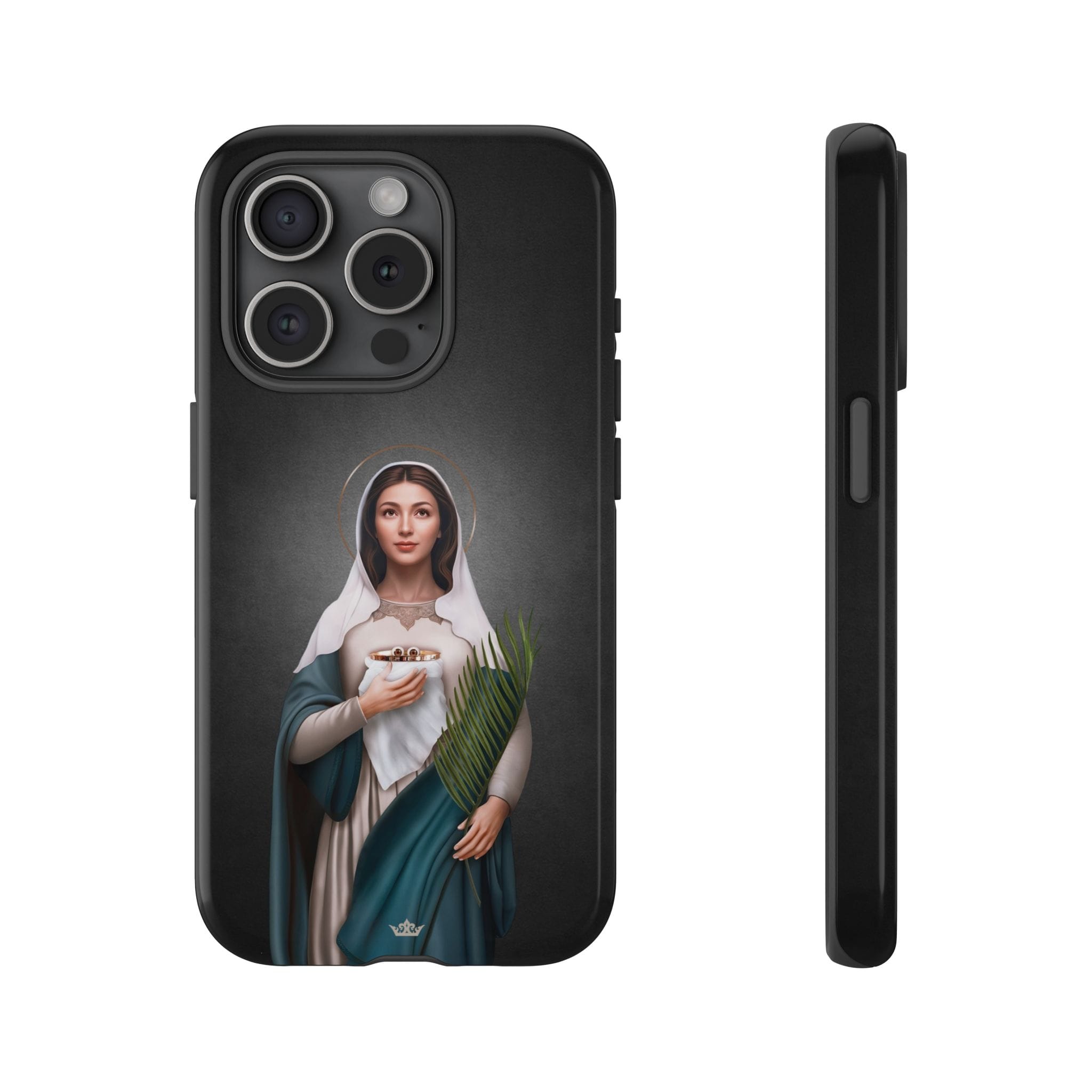 St. Lucy Hard Phone Case (Dark) Copyright VENXARA
