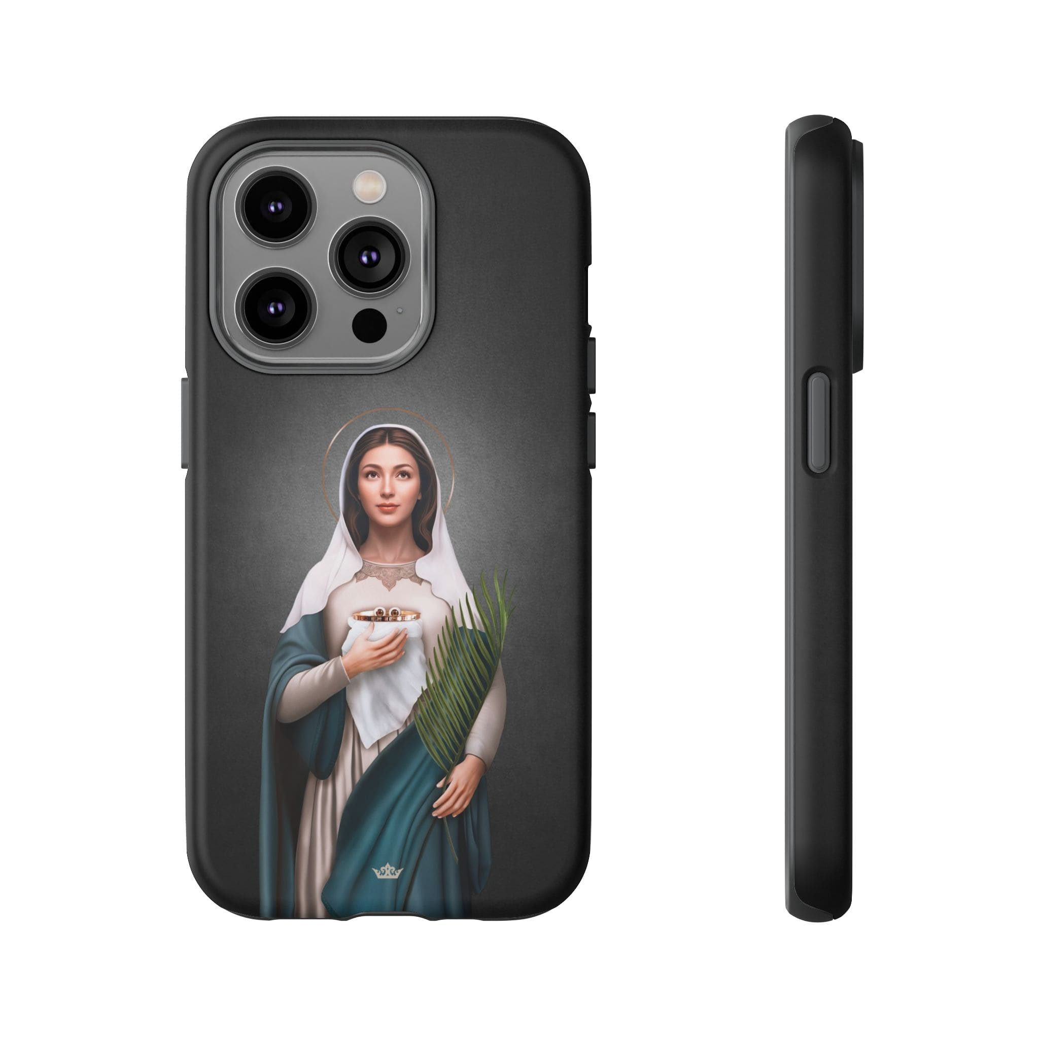 St. Lucy Hard Phone Case (Dark) Copyright VENXARA