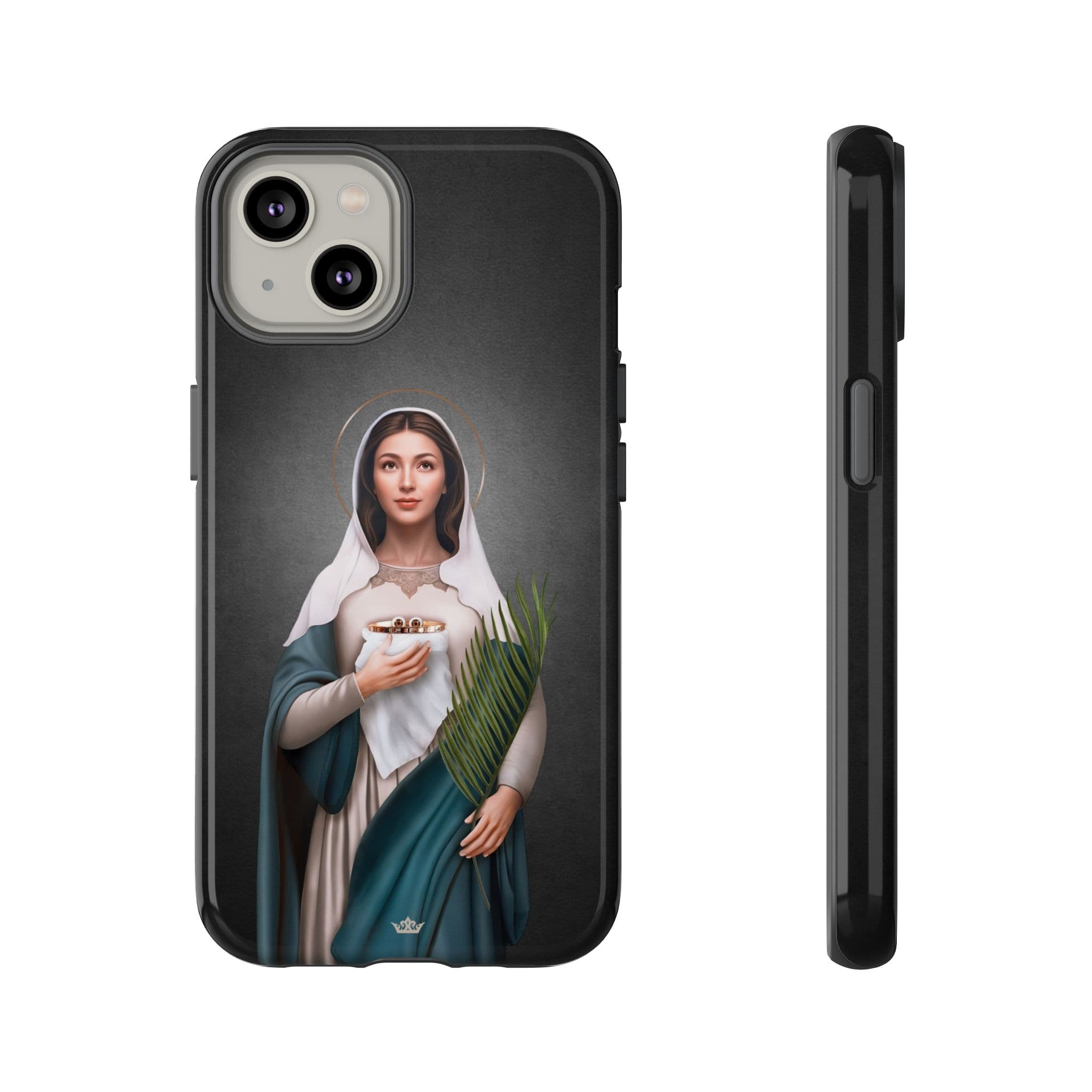 St. Lucy Hard Phone Case (Dark) Copyright VENXARA