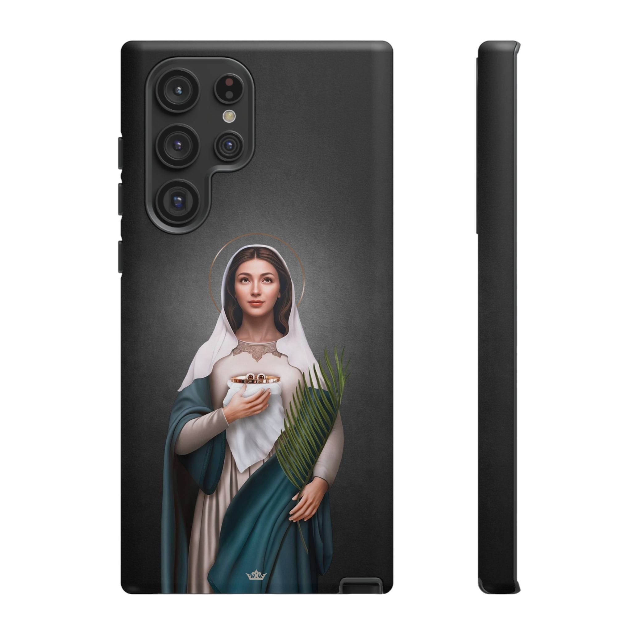 St. Lucy Hard Phone Case (Dark) Copyright VENXARA