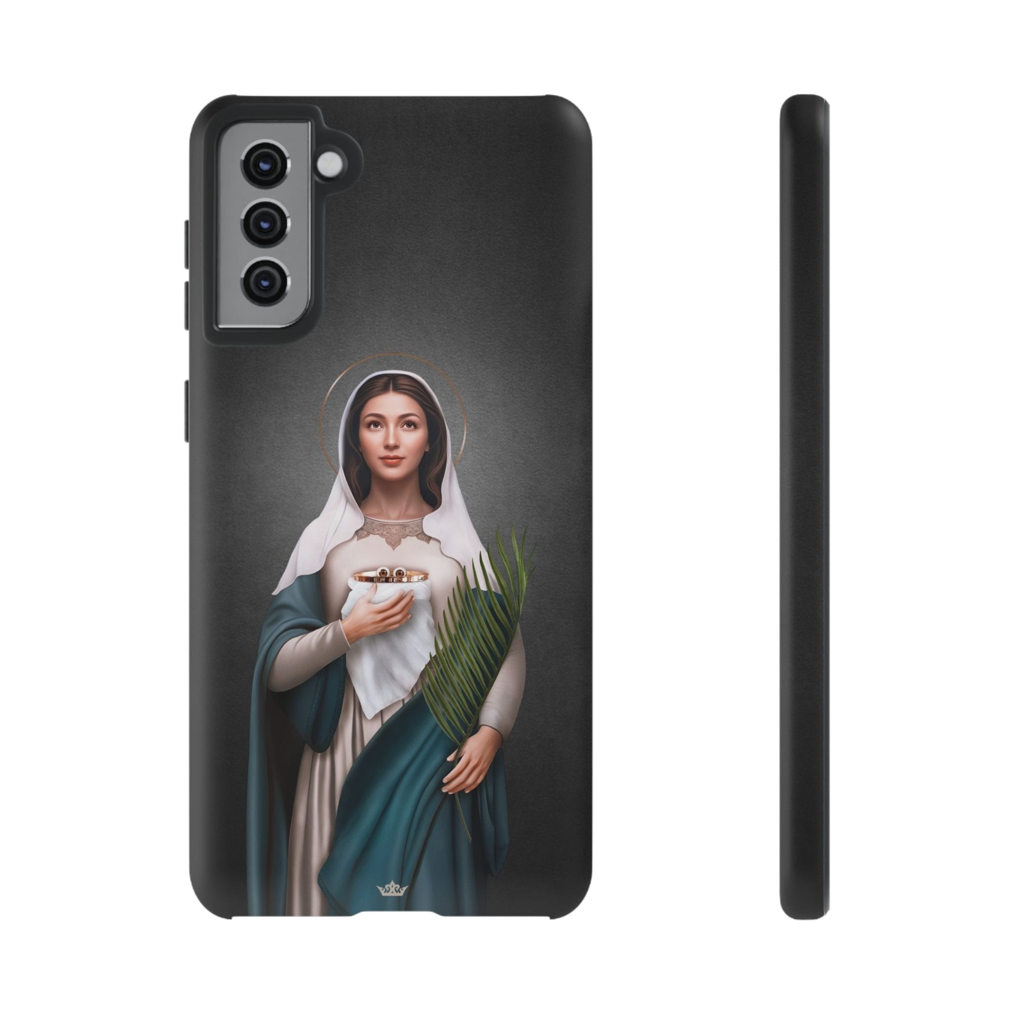 St. Lucy Hard Phone Case (Dark) Copyright VENXARA
