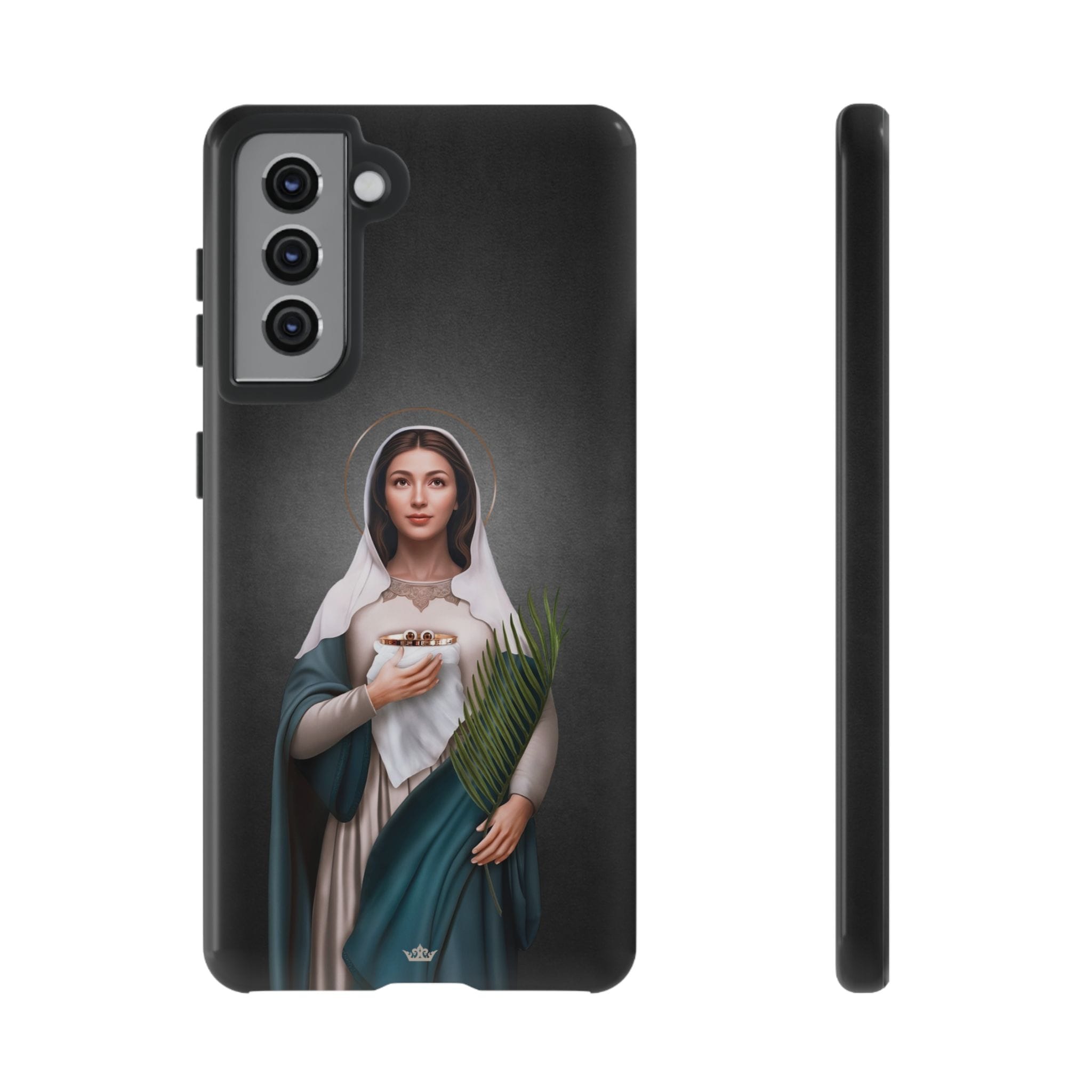 St. Lucy Hard Phone Case (Dark) Copyright VENXARA