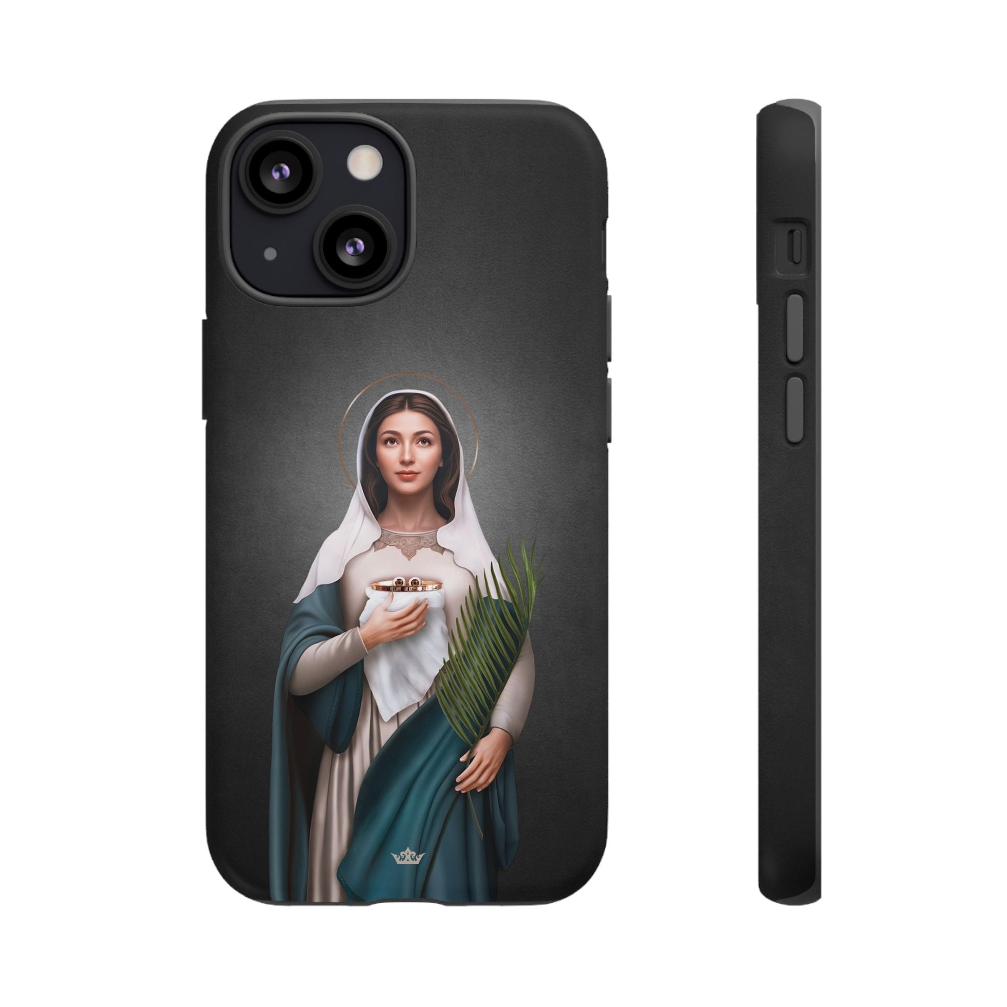 St. Lucy Hard Phone Case (Dark) Copyright VENXARA