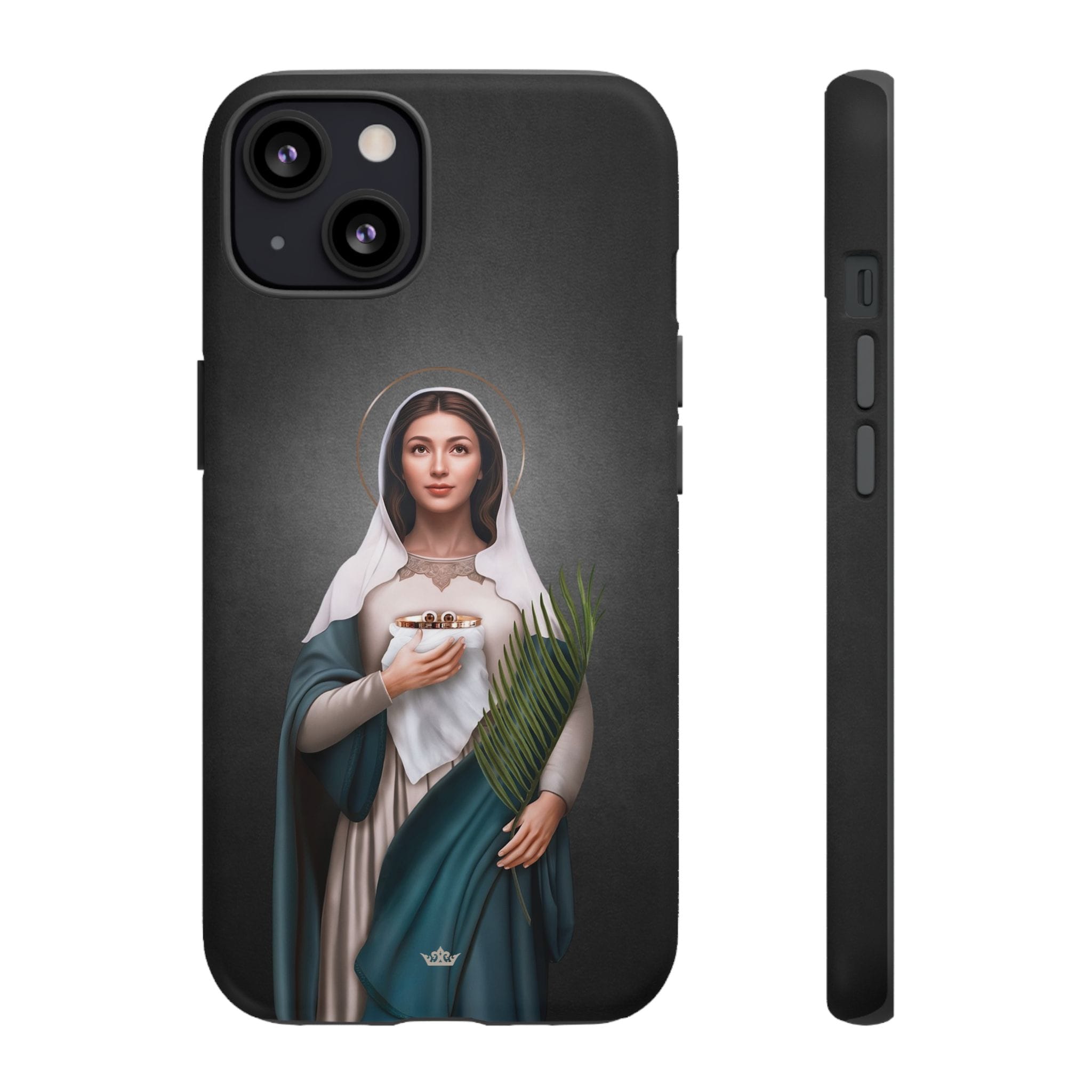 St. Lucy Hard Phone Case (Dark) Copyright VENXARA