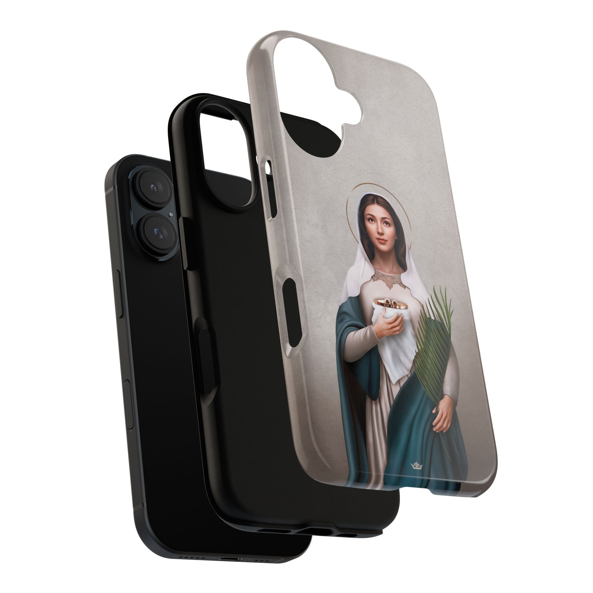 St. Lucy Hard Phone Case (Light) Copyright VENXARA