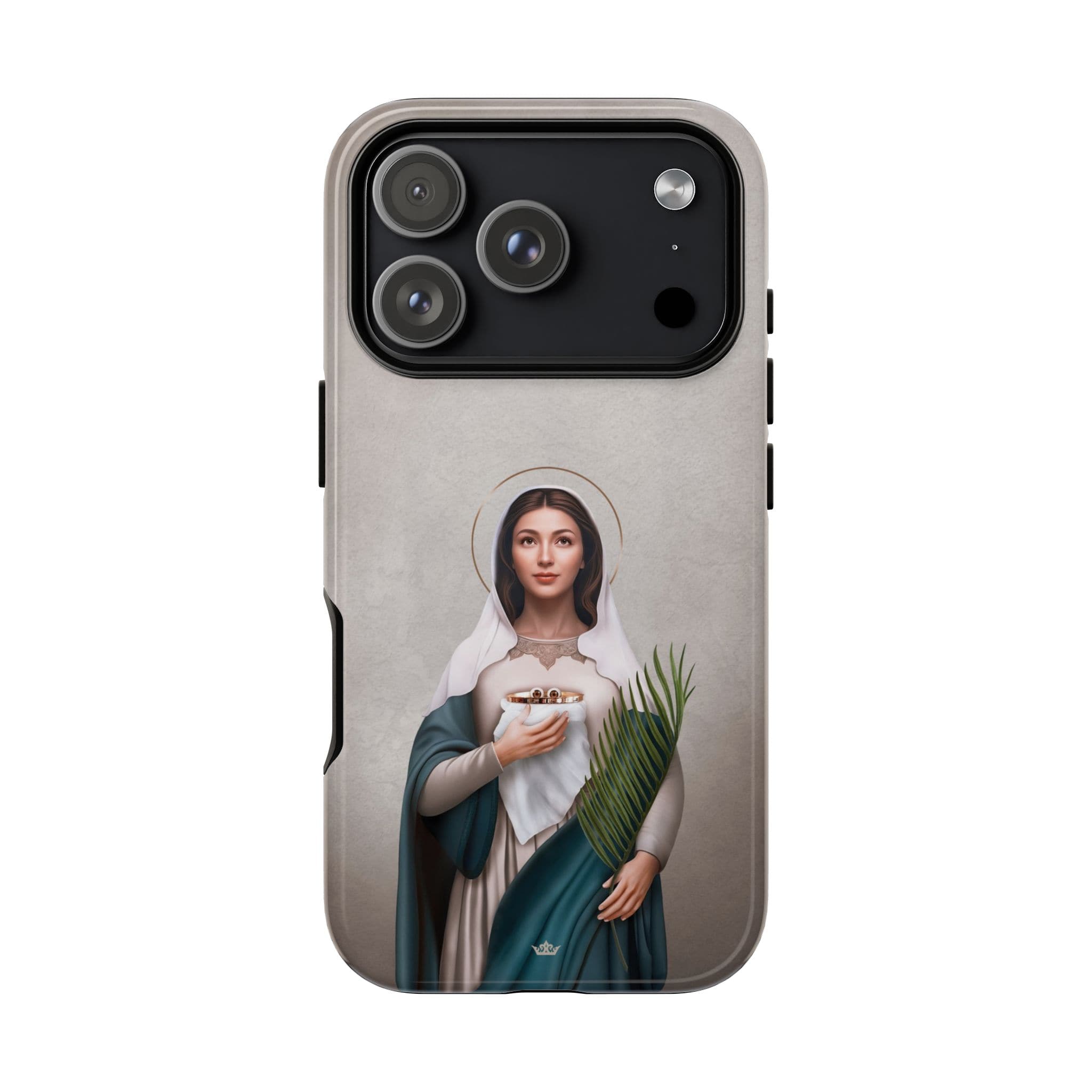 St. Lucy Hard Phone Case (Light) Copyright VENXARA