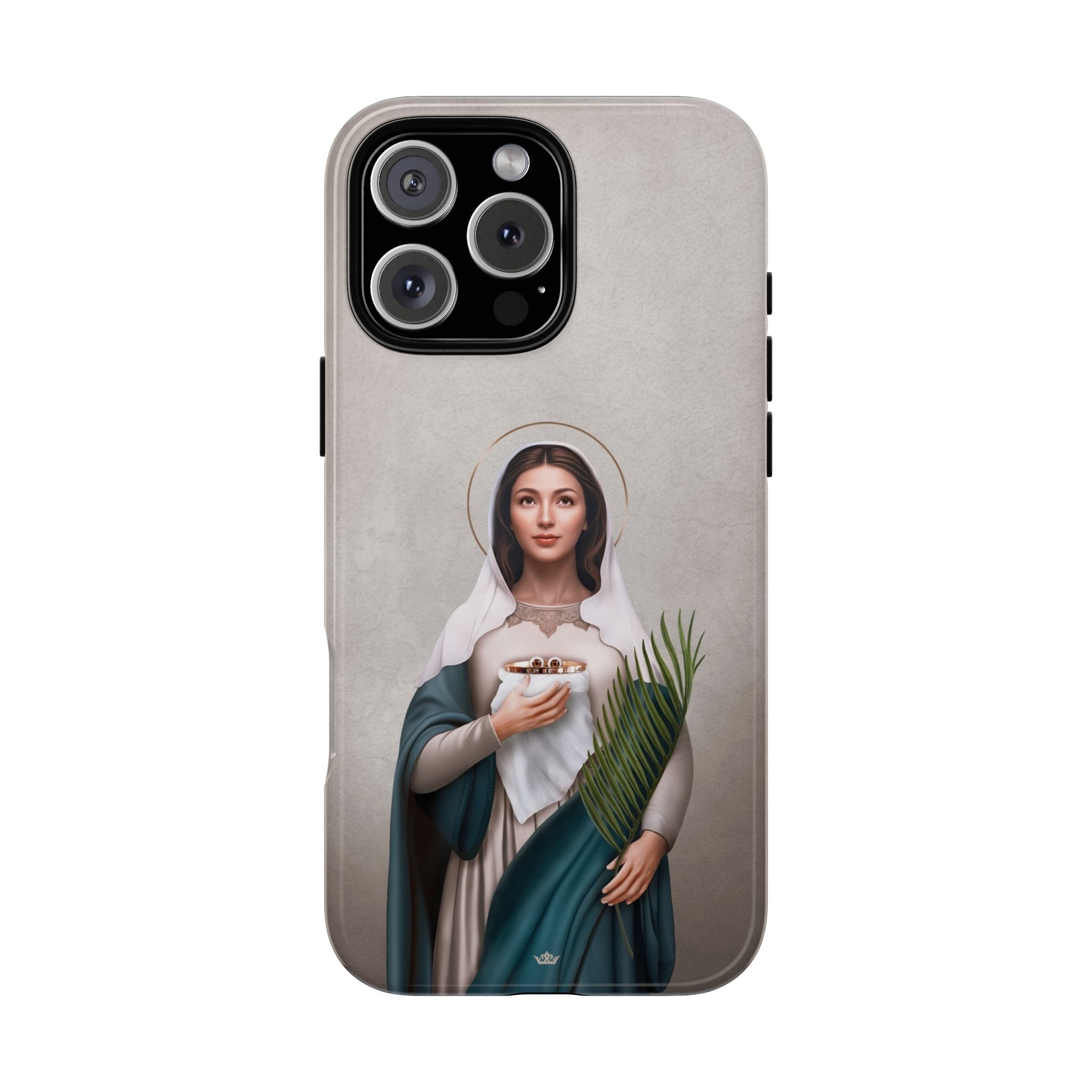 St. Lucy Hard Phone Case (Light) Copyright VENXARA