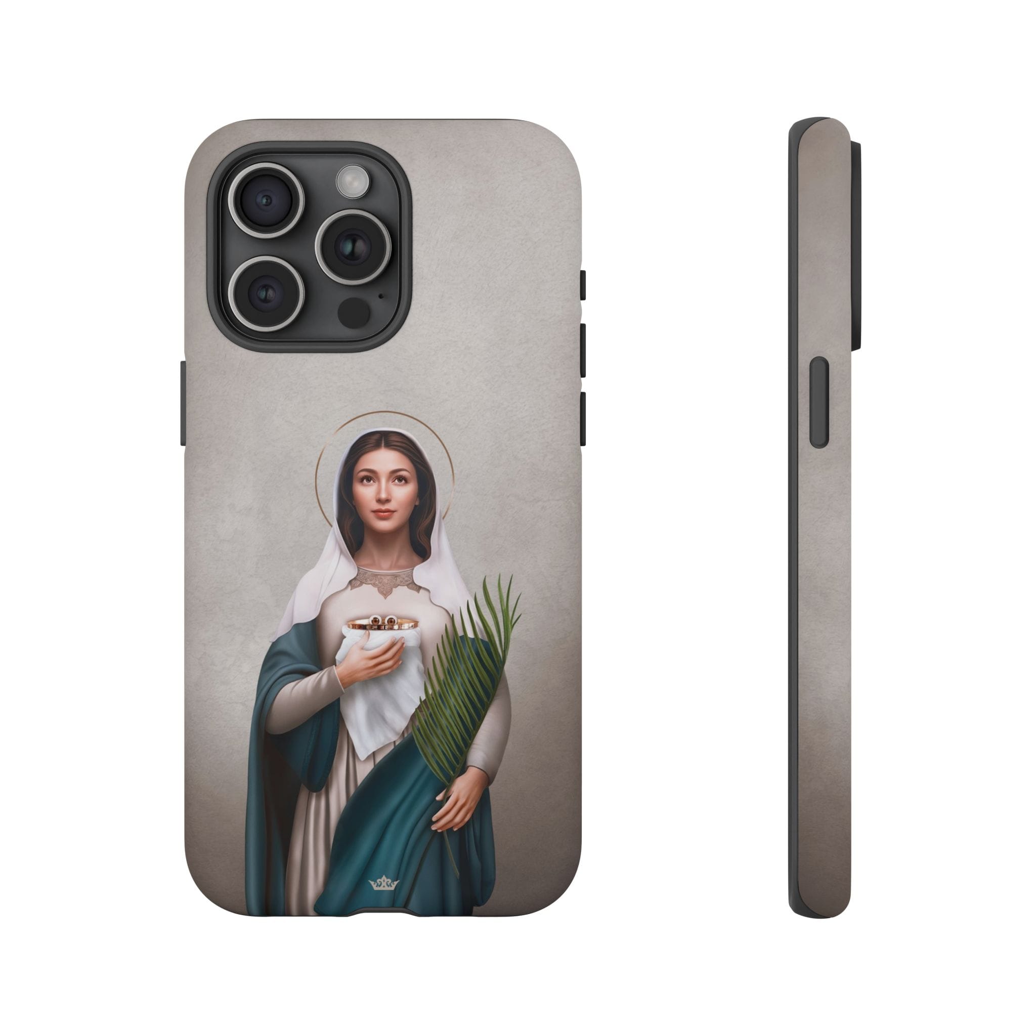 St. Lucy Hard Phone Case (Light) Copyright VENXARA