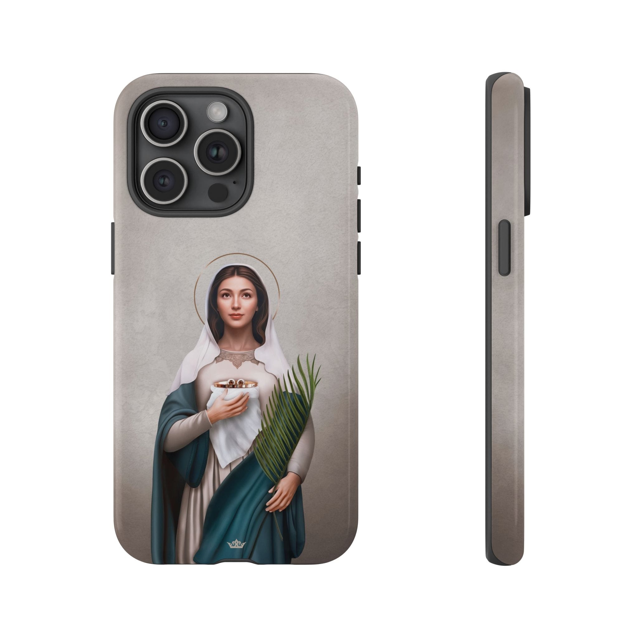 St. Lucy Hard Phone Case (Light) Copyright VENXARA