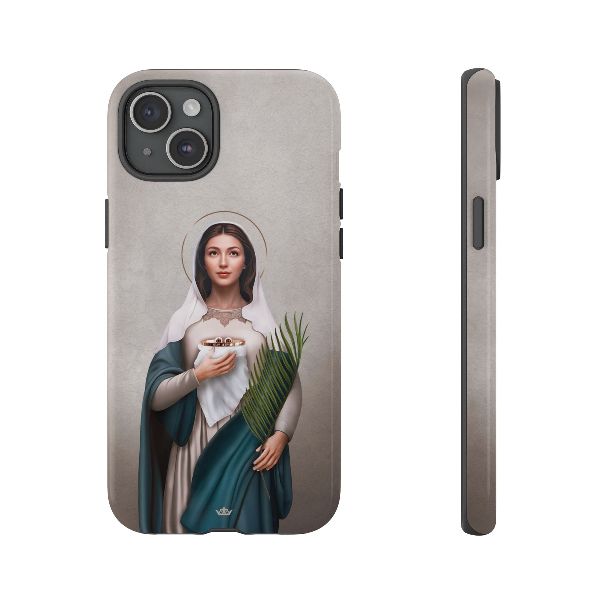 St. Lucy Hard Phone Case (Light) Copyright VENXARA