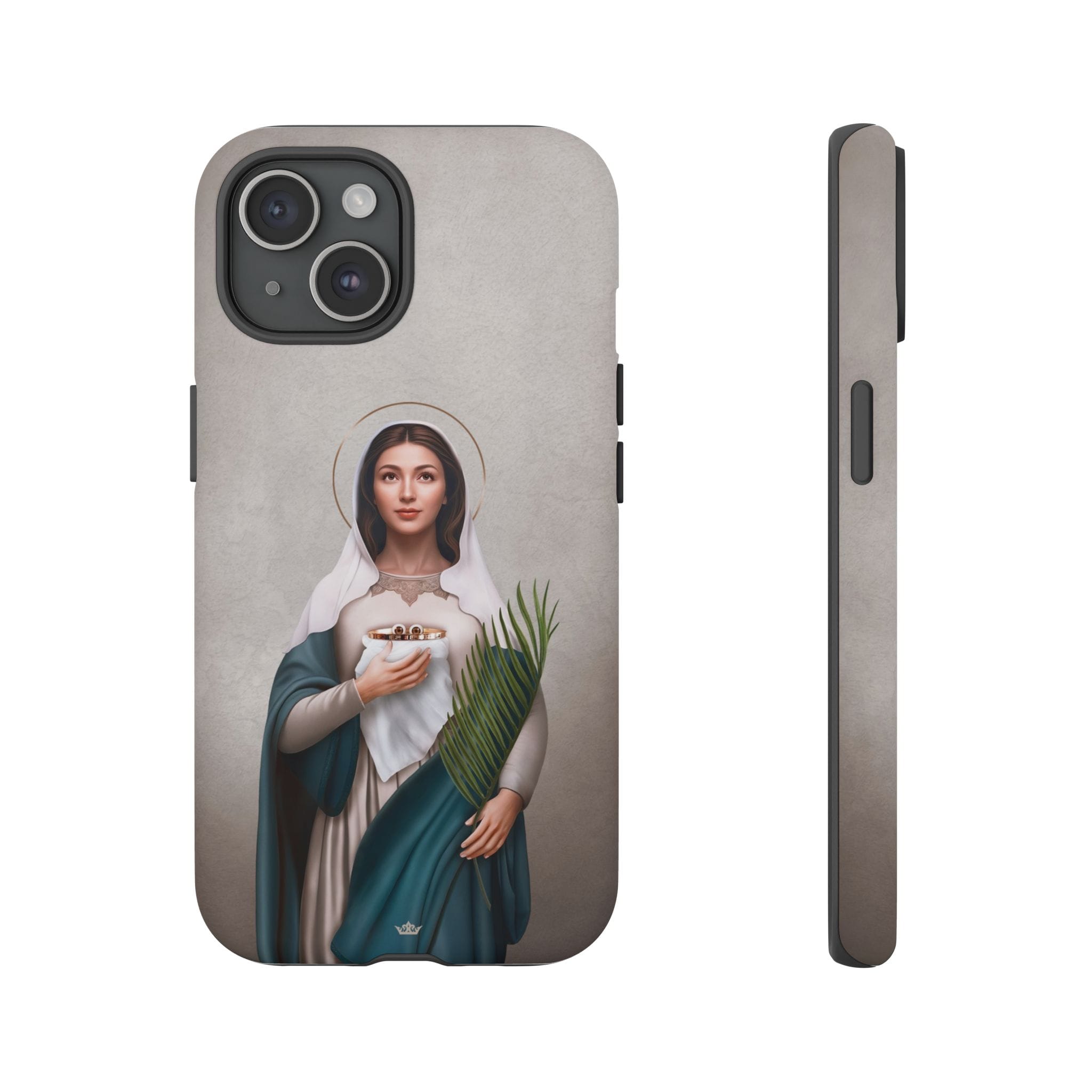 St. Lucy Hard Phone Case (Light) Copyright VENXARA