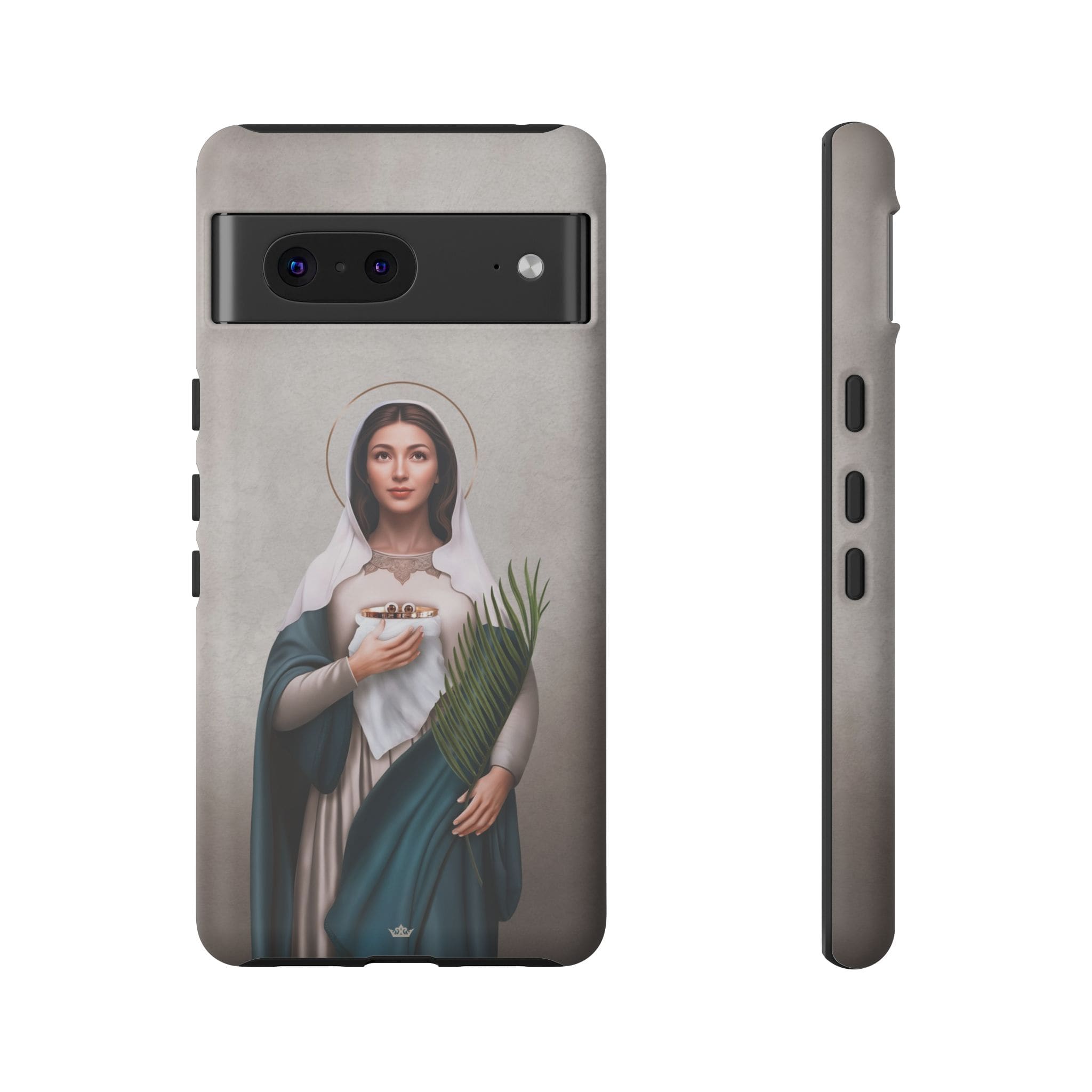 St. Lucy Hard Phone Case (Light) Copyright VENXARA