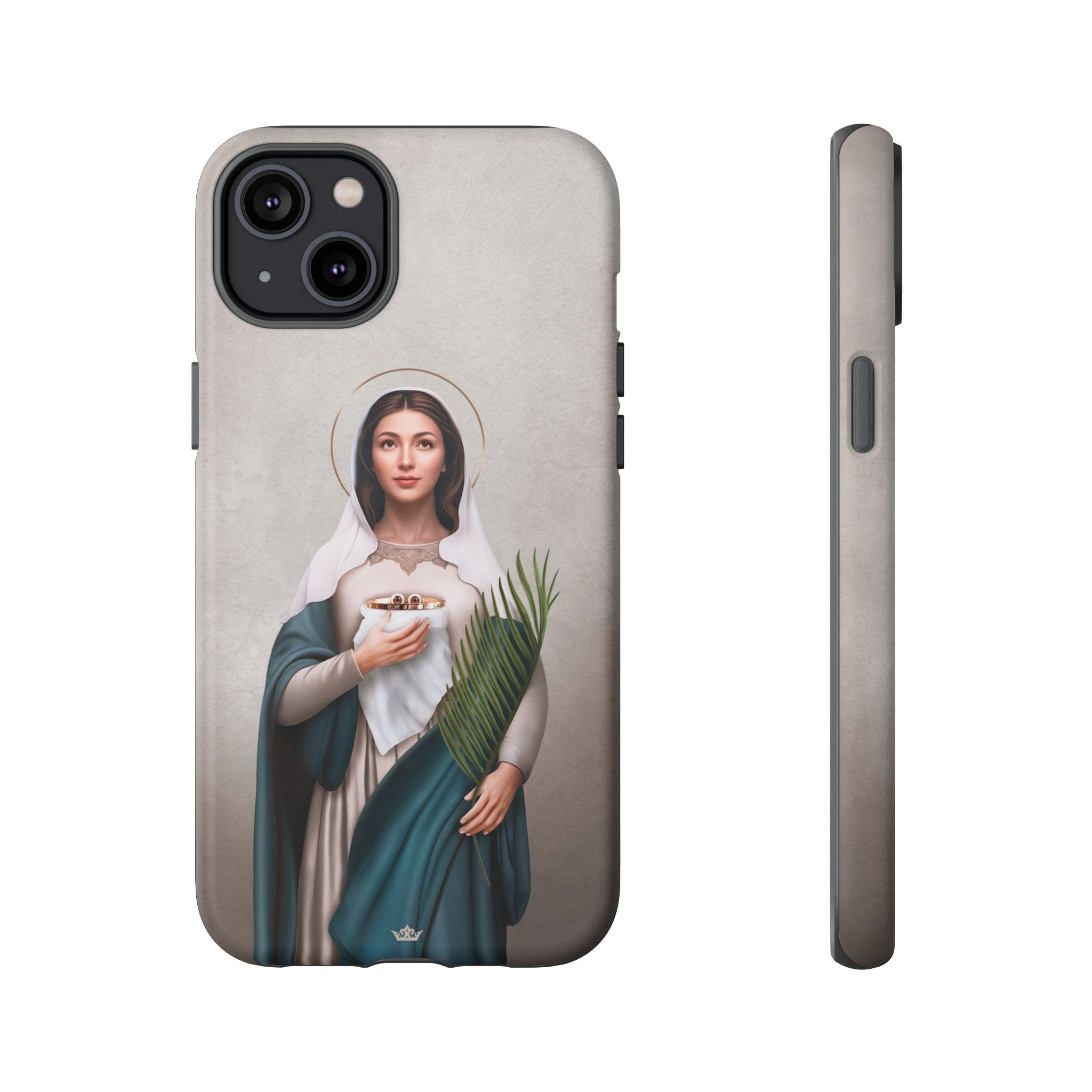 St. Lucy Hard Phone Case (Light) Copyright VENXARA