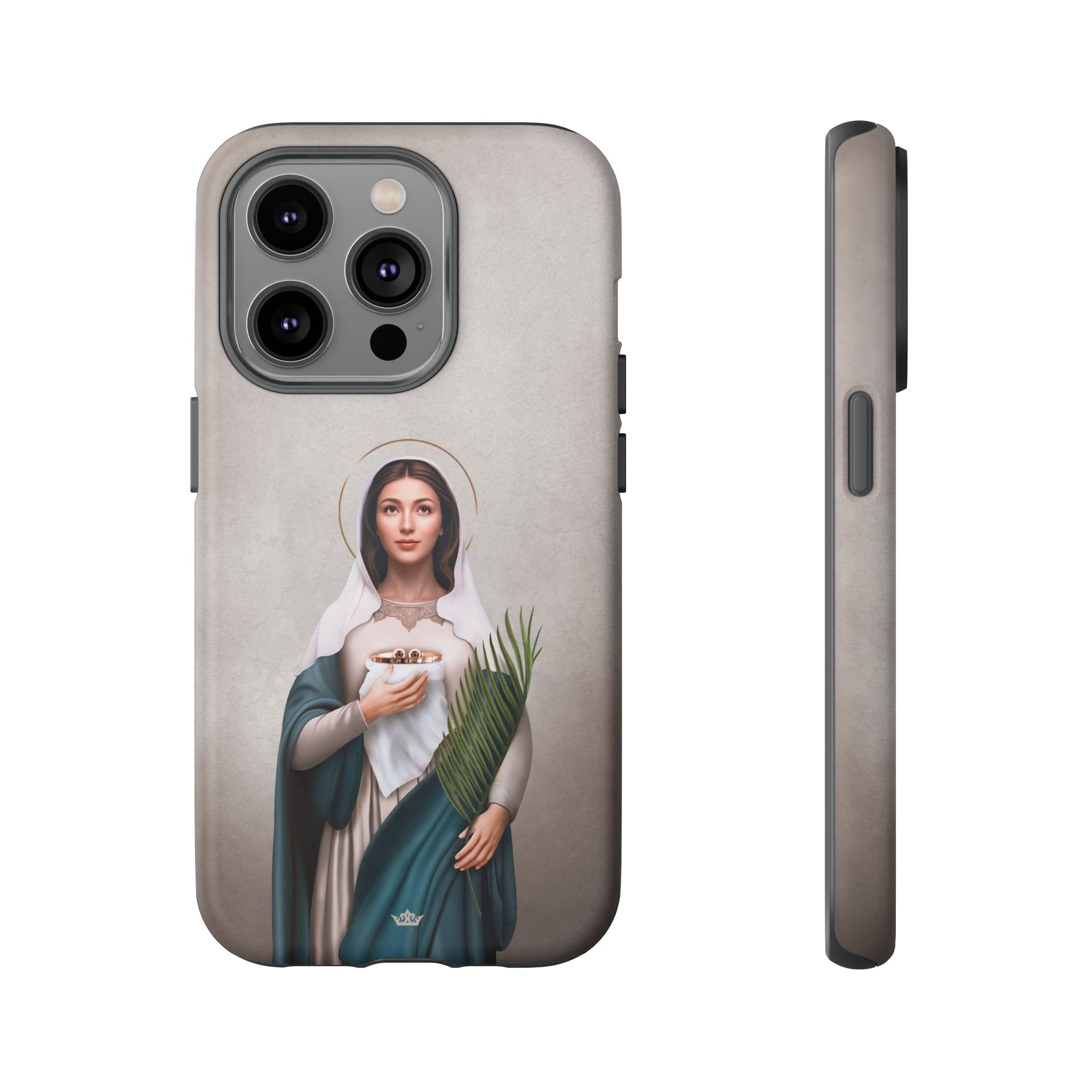 St. Lucy Hard Phone Case (Light) Copyright VENXARA