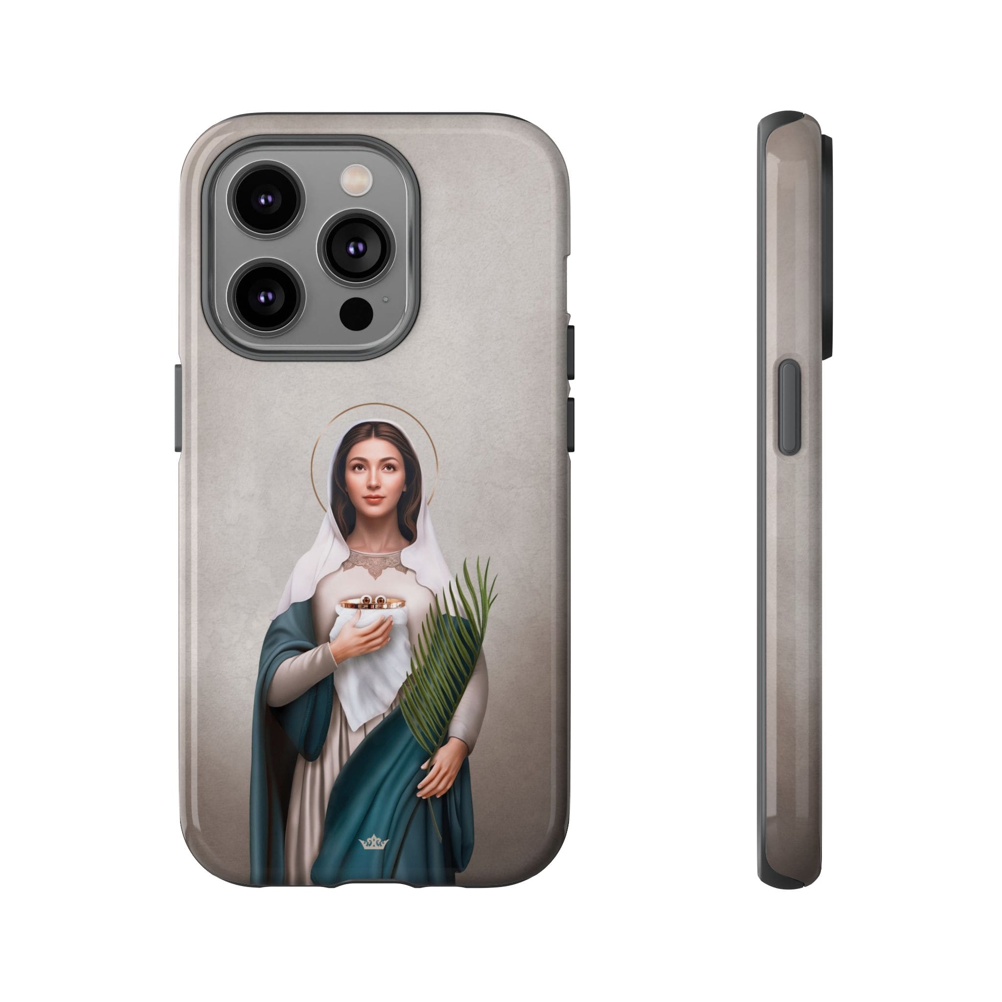 St. Lucy Hard Phone Case (Light) Copyright VENXARA