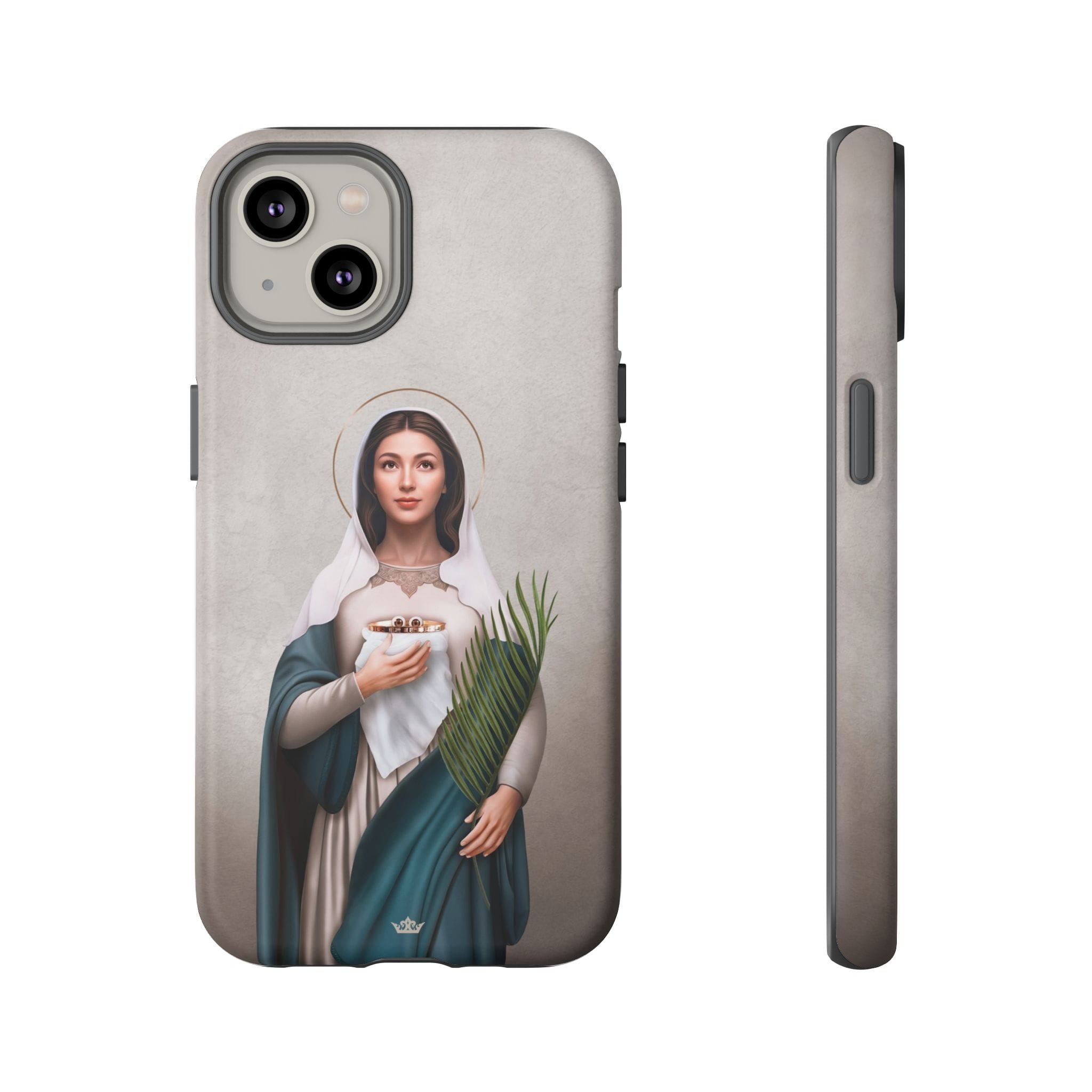 St. Lucy Hard Phone Case (Light) Copyright VENXARA