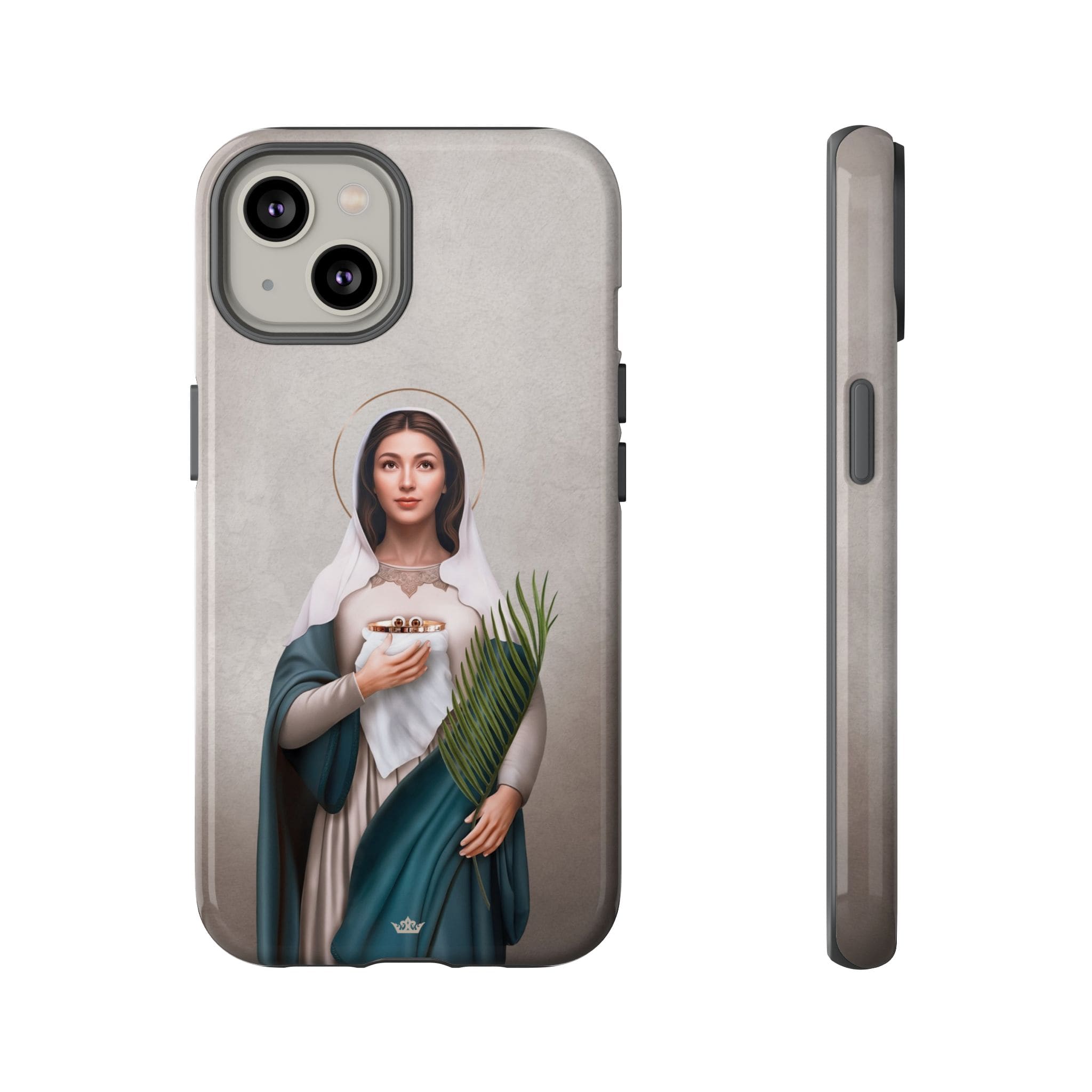 St. Lucy Hard Phone Case (Light) Copyright VENXARA