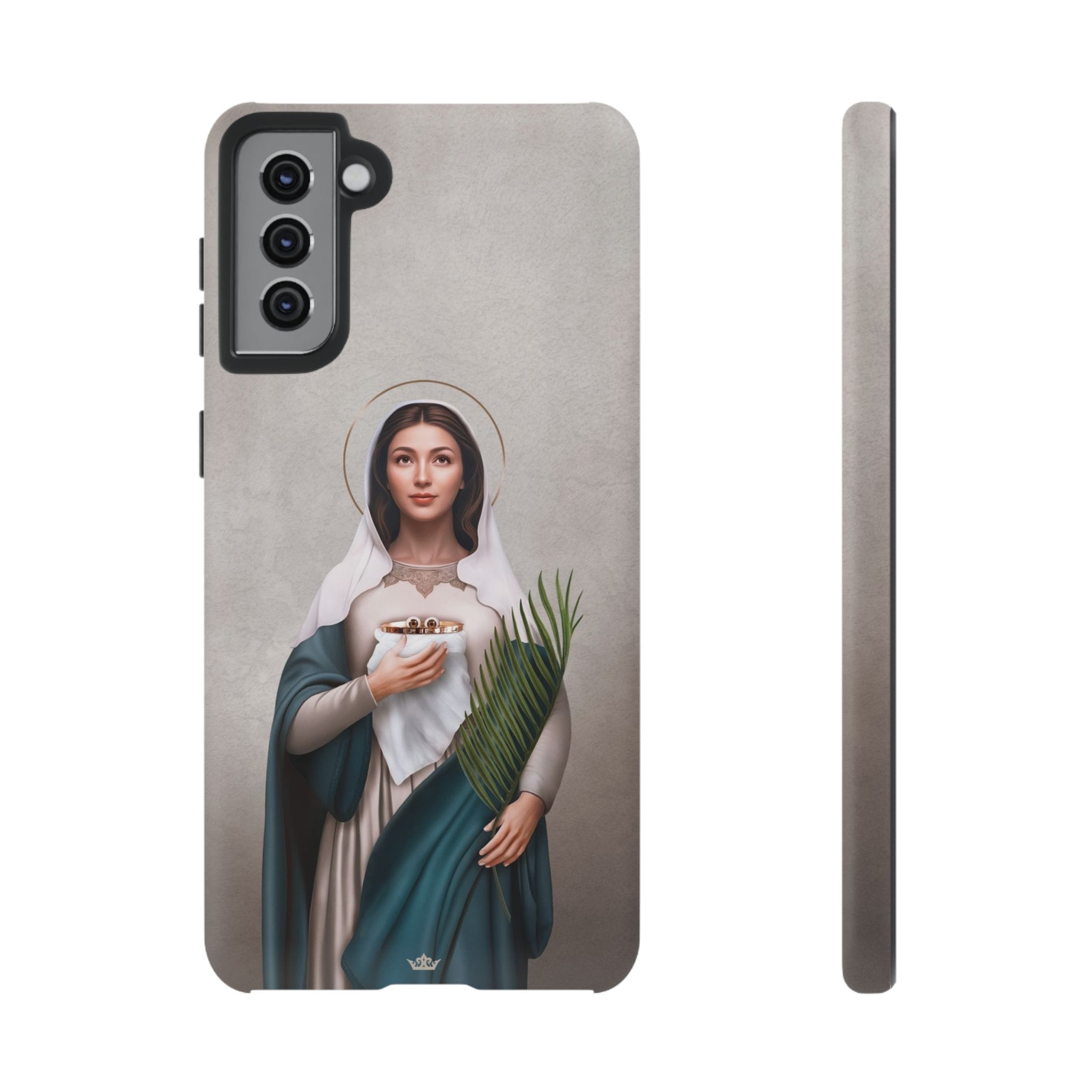 St. Lucy Hard Phone Case (Light) Copyright VENXARA