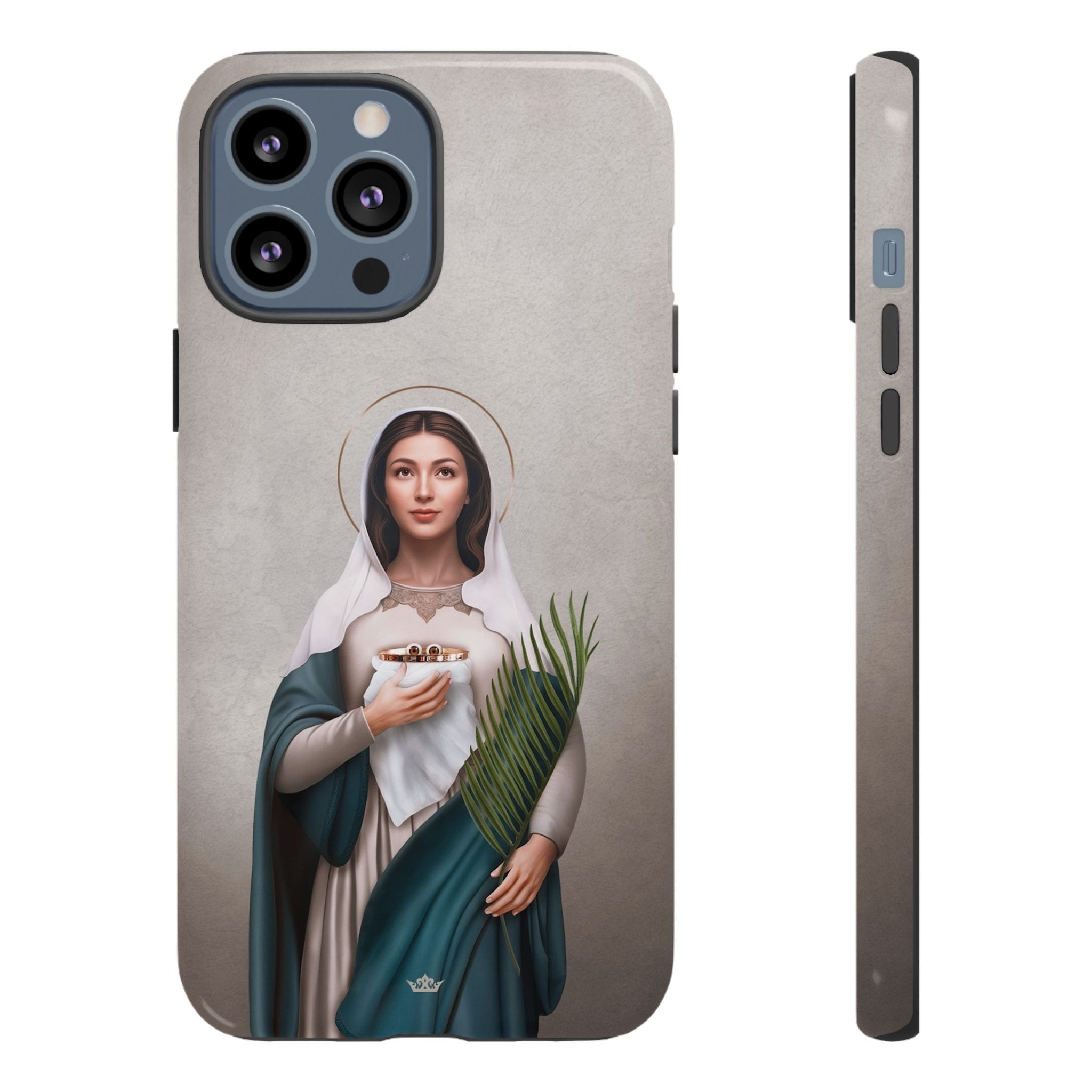 St. Lucy Hard Phone Case (Light) Copyright VENXARA