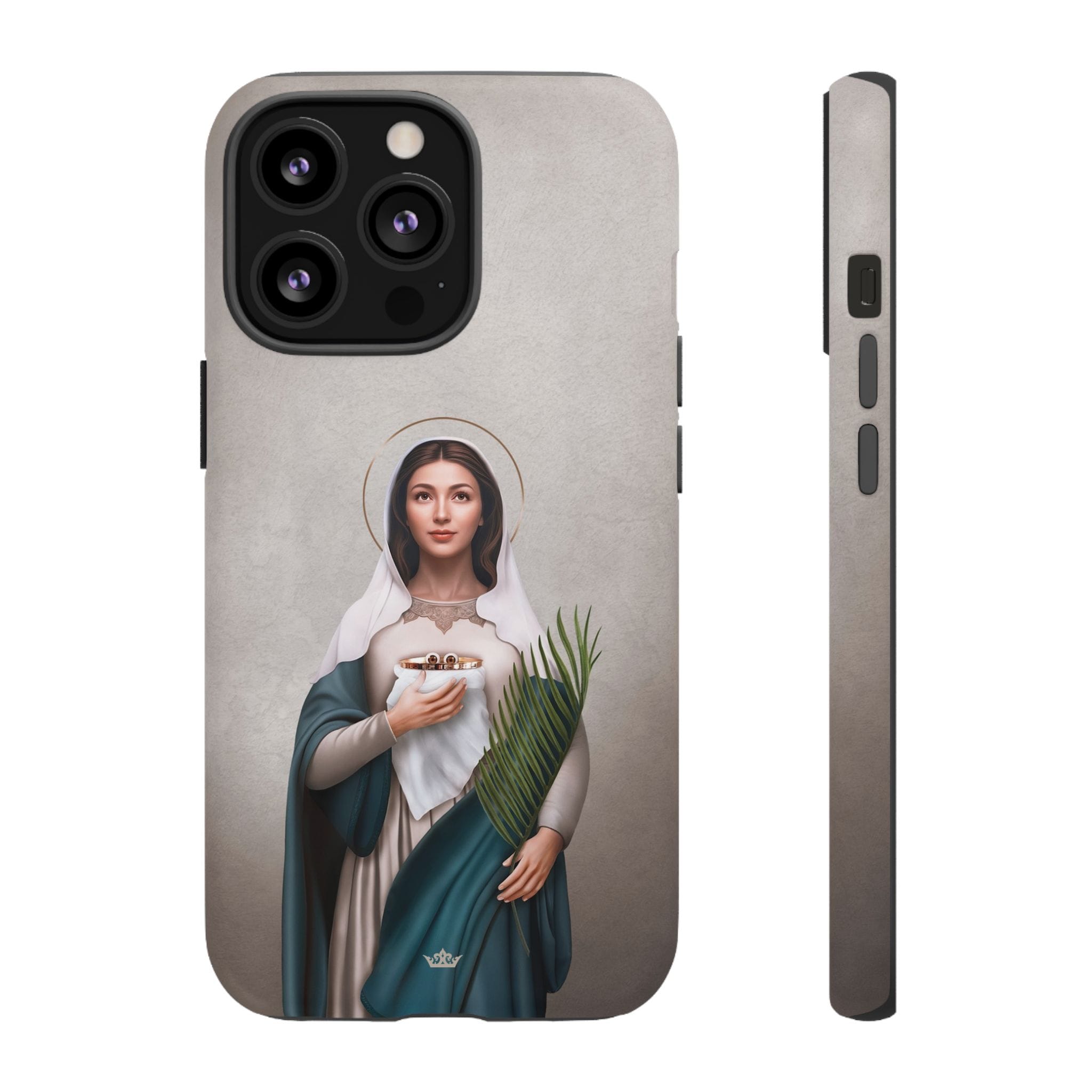 St. Lucy Hard Phone Case (Light) Copyright VENXARA
