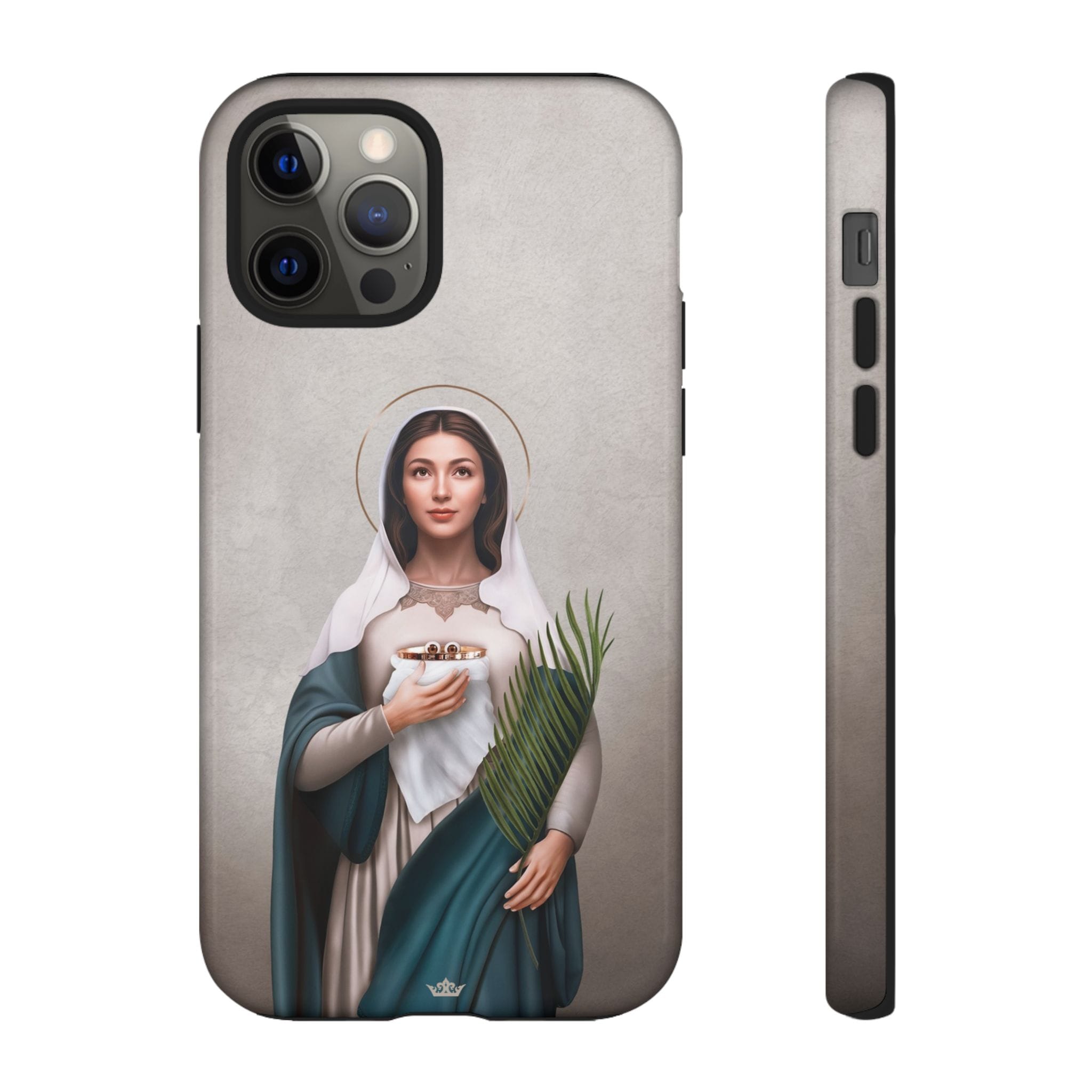 St. Lucy Hard Phone Case (Light) Copyright VENXARA