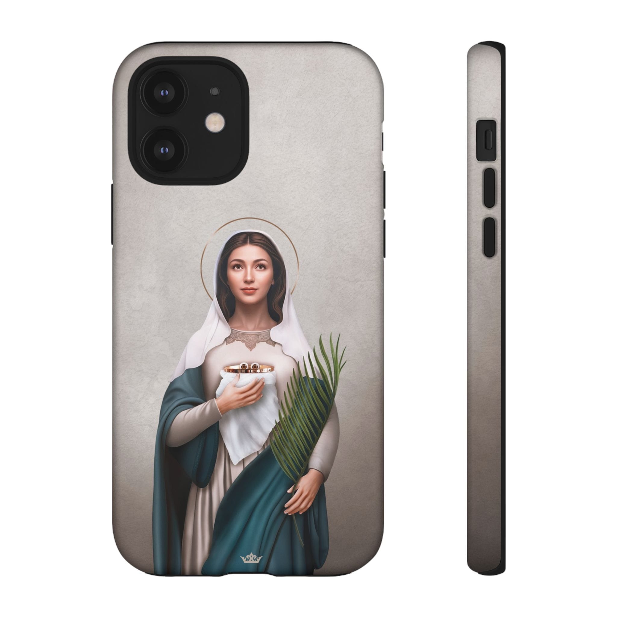 St. Lucy Hard Phone Case (Light) Copyright VENXARA