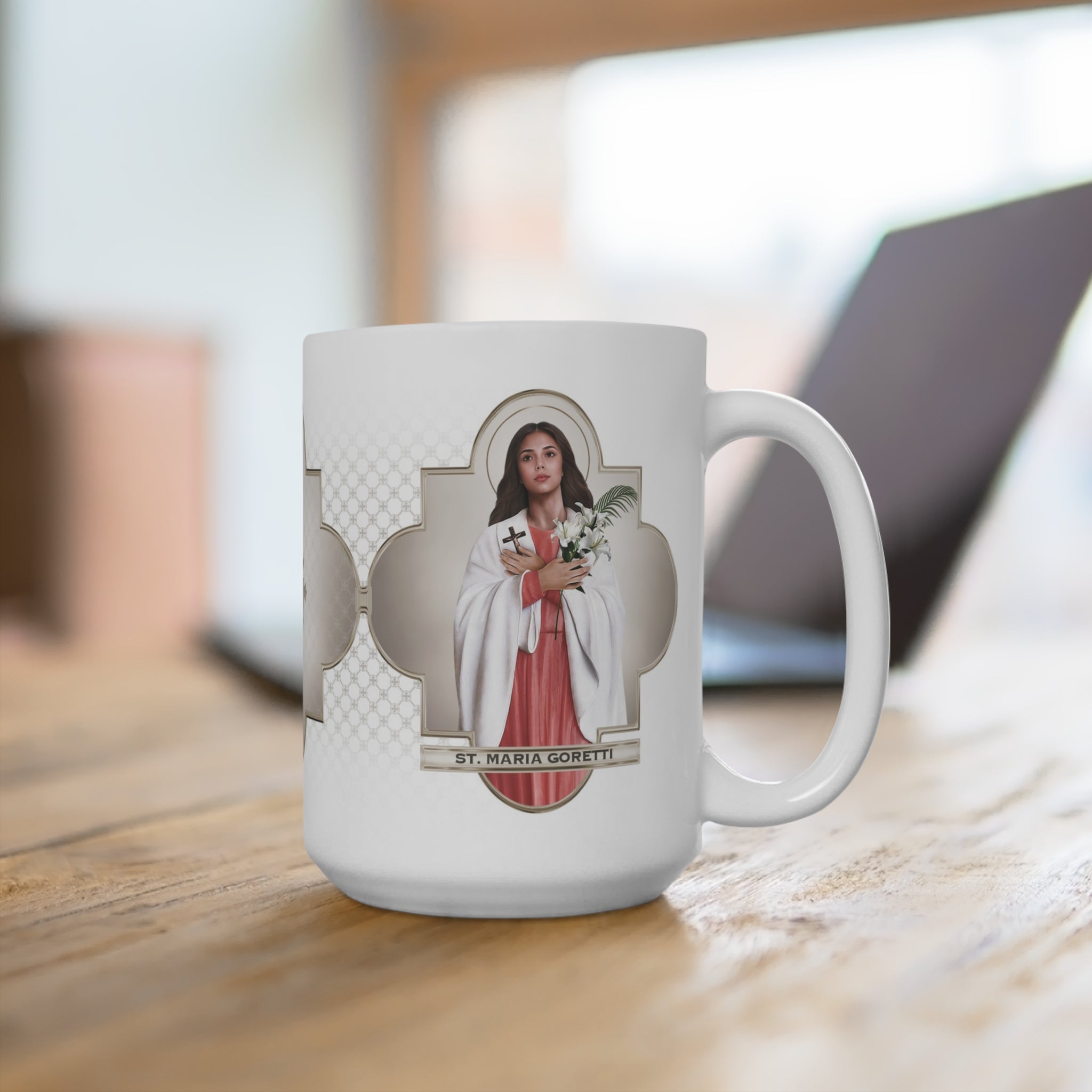 St. Maria Goretti Ceramic Mug - VENXARA®