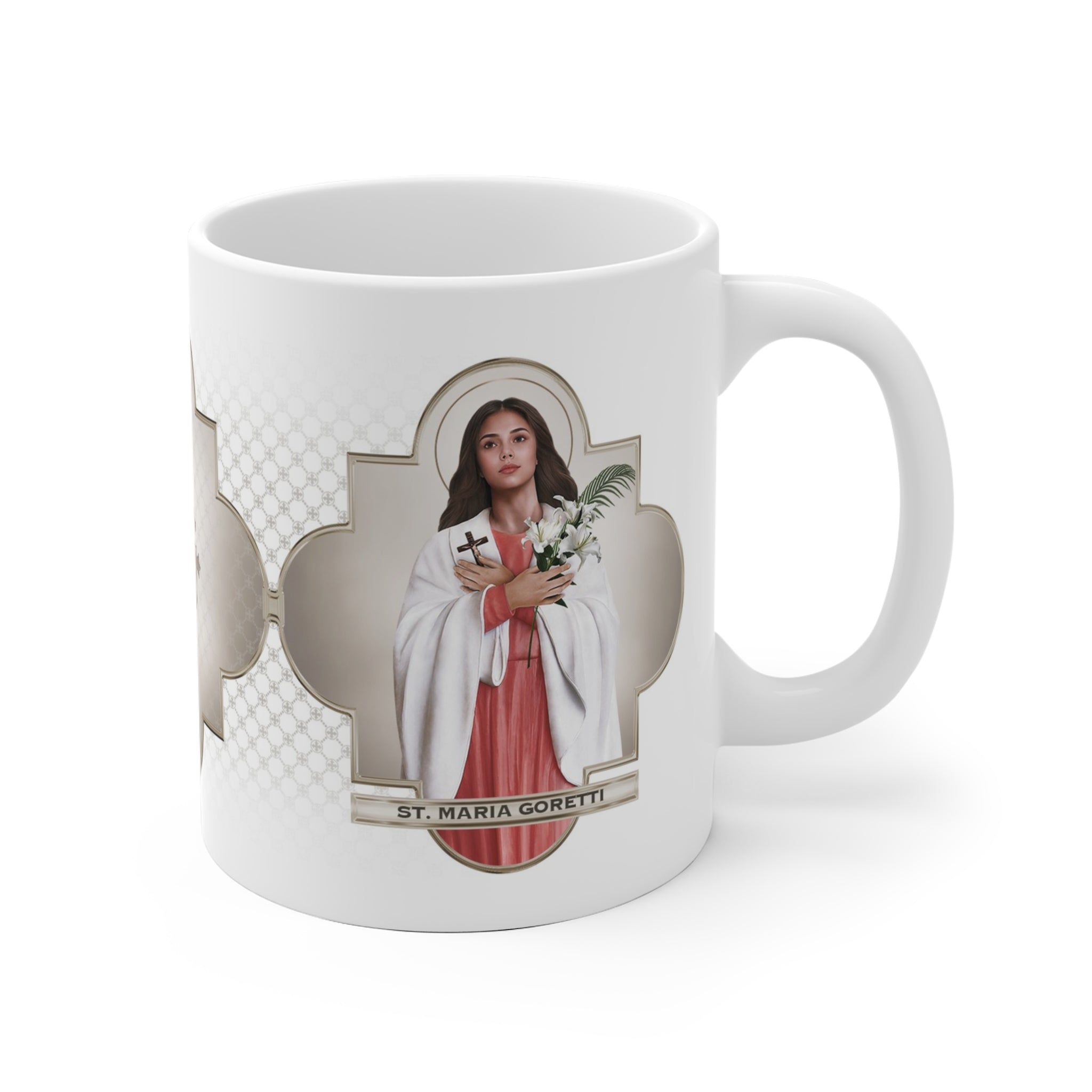 St. Maria Goretti Ceramic Mug - VENXARA®