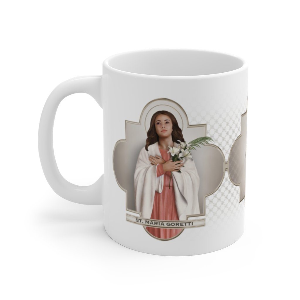 St. Maria Goretti Ceramic Mug - VENXARA®