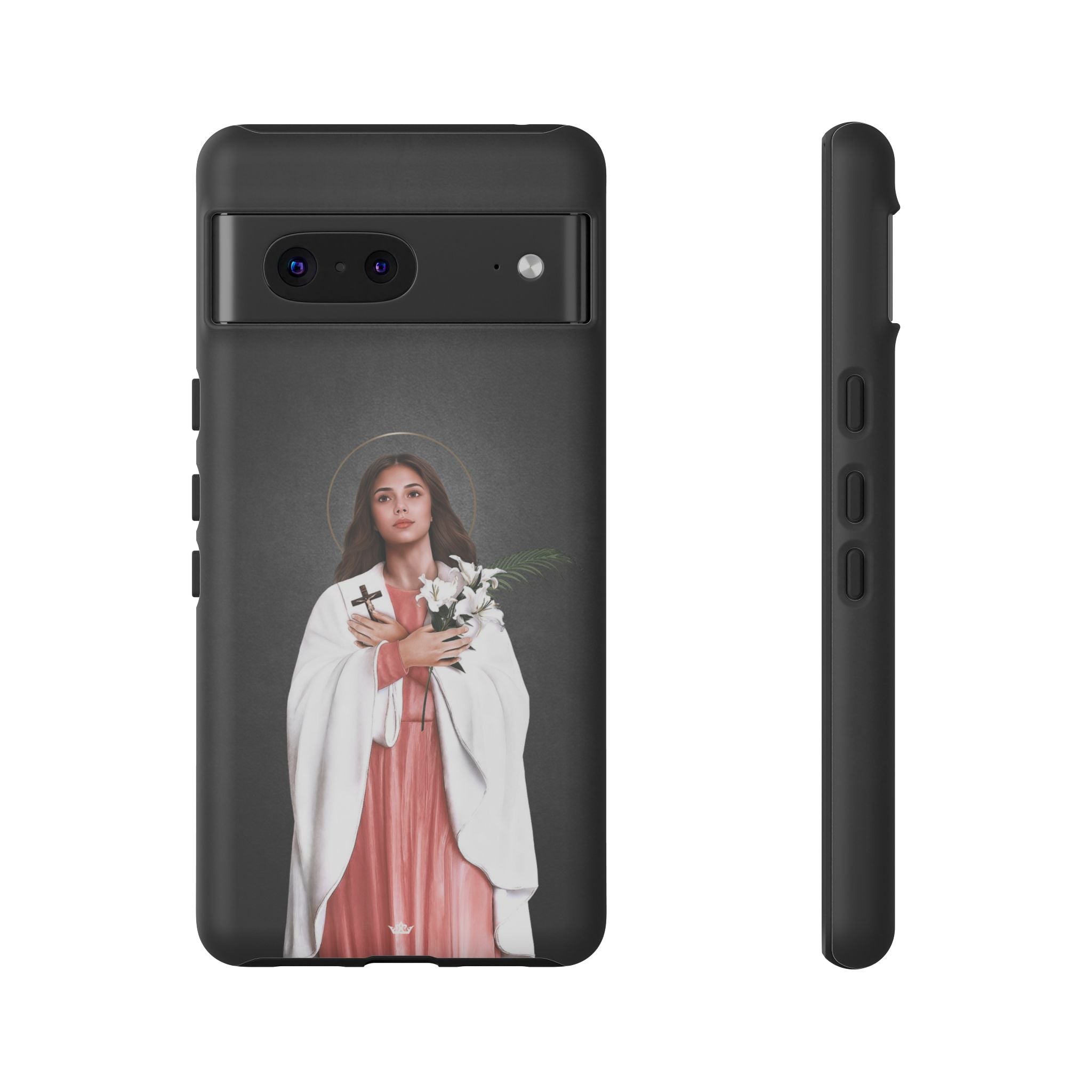 St. Maria Goretti Hard Phone Case (Dark) - VENXARA®