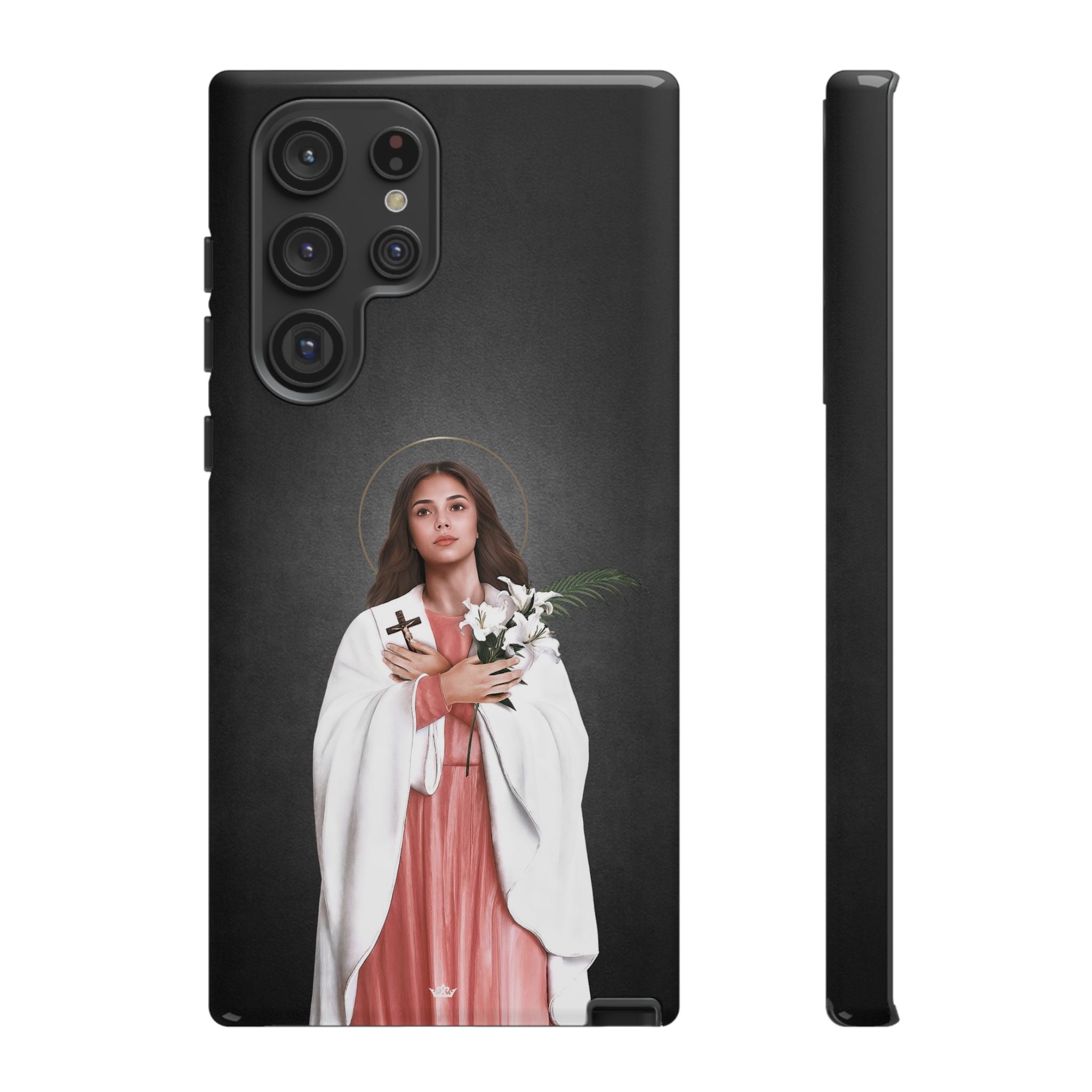 St. Maria Goretti Hard Phone Case (Dark) - VENXARA®