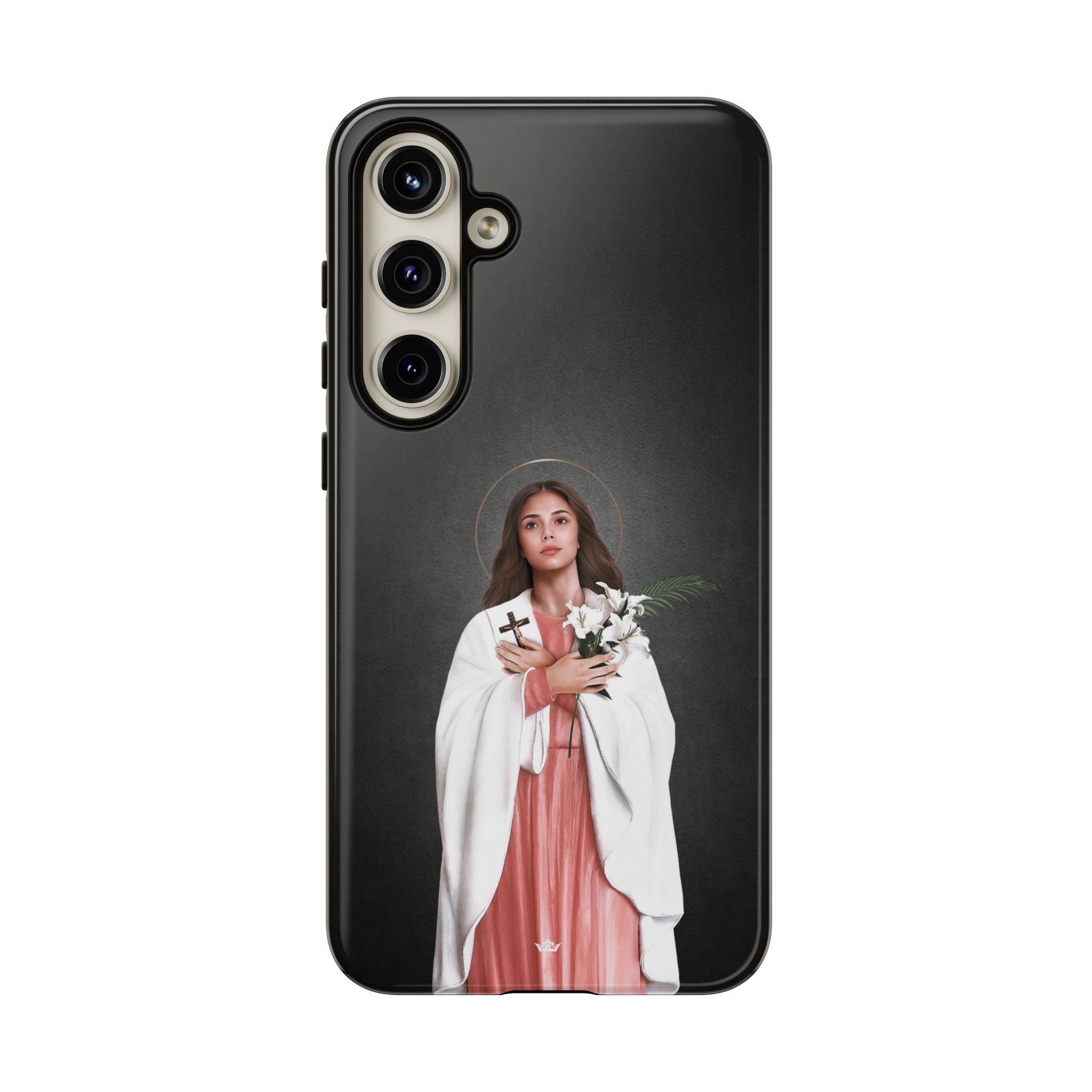 St. Maria Goretti Hard Phone Case (Dark) - VENXARA®