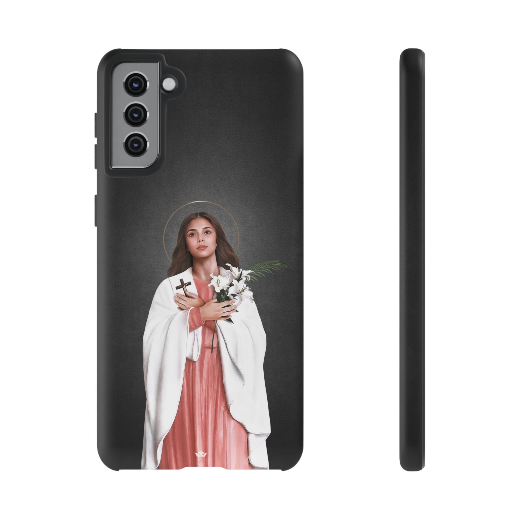 St. Maria Goretti Hard Phone Case (Dark) - VENXARA®