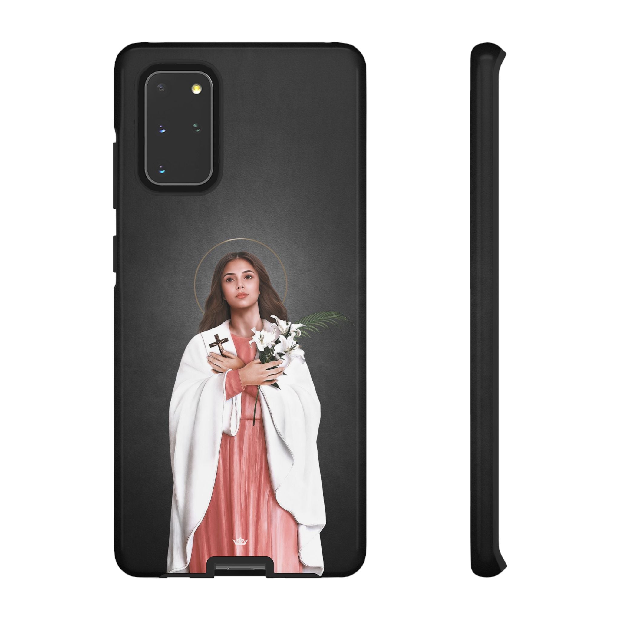 St. Maria Goretti Hard Phone Case (Dark) - VENXARA®