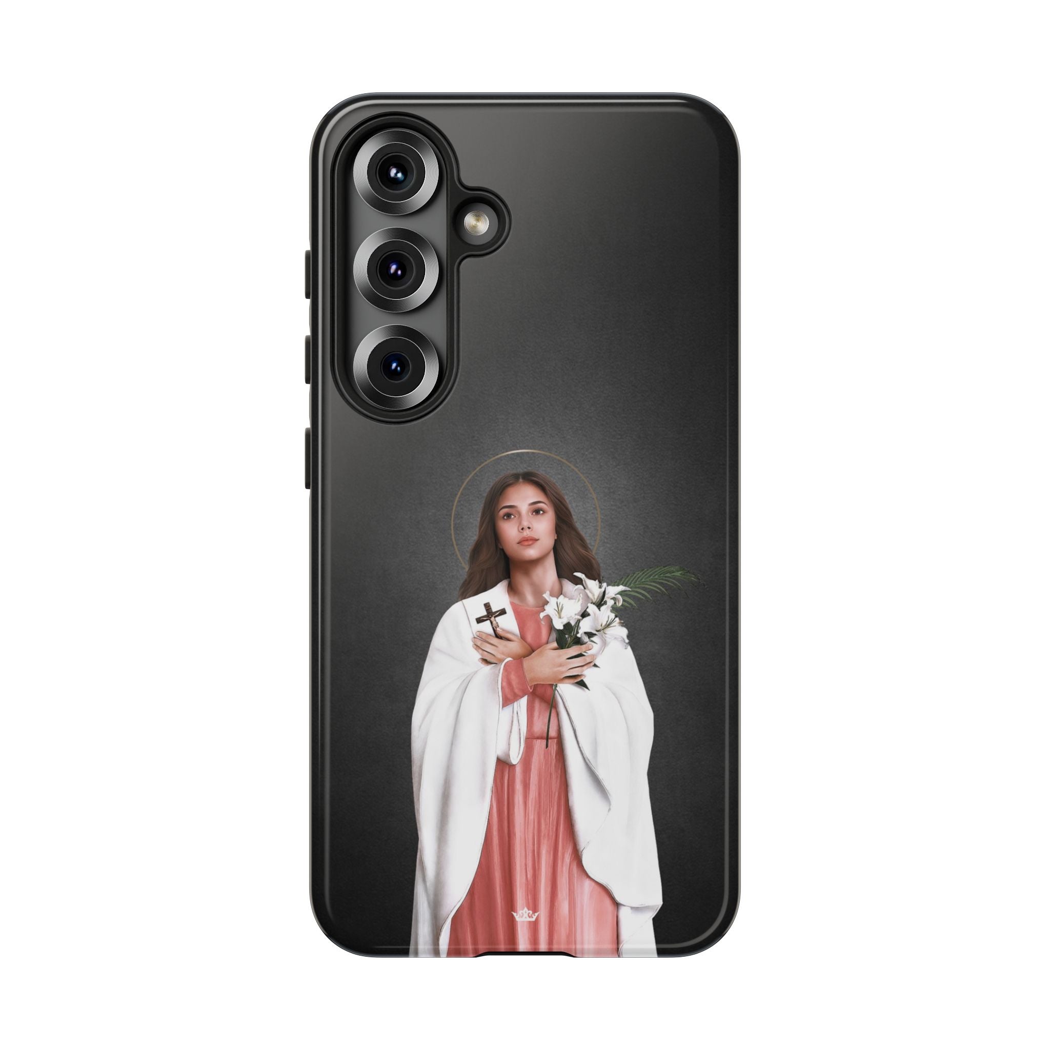 St. Maria Goretti Hard Phone Case (Dark) - VENXARA®