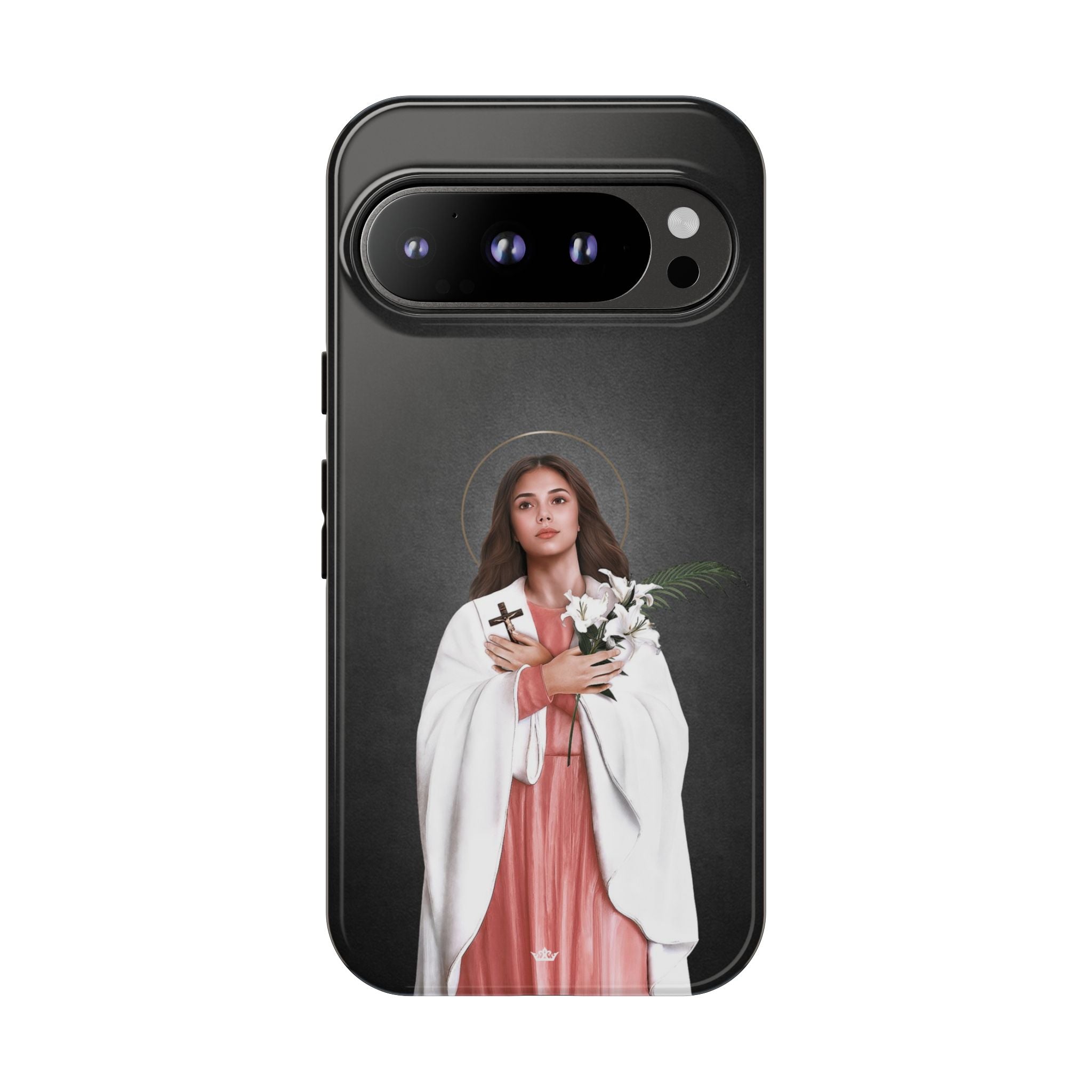 St. Maria Goretti Hard Phone Case (Dark) - VENXARA®