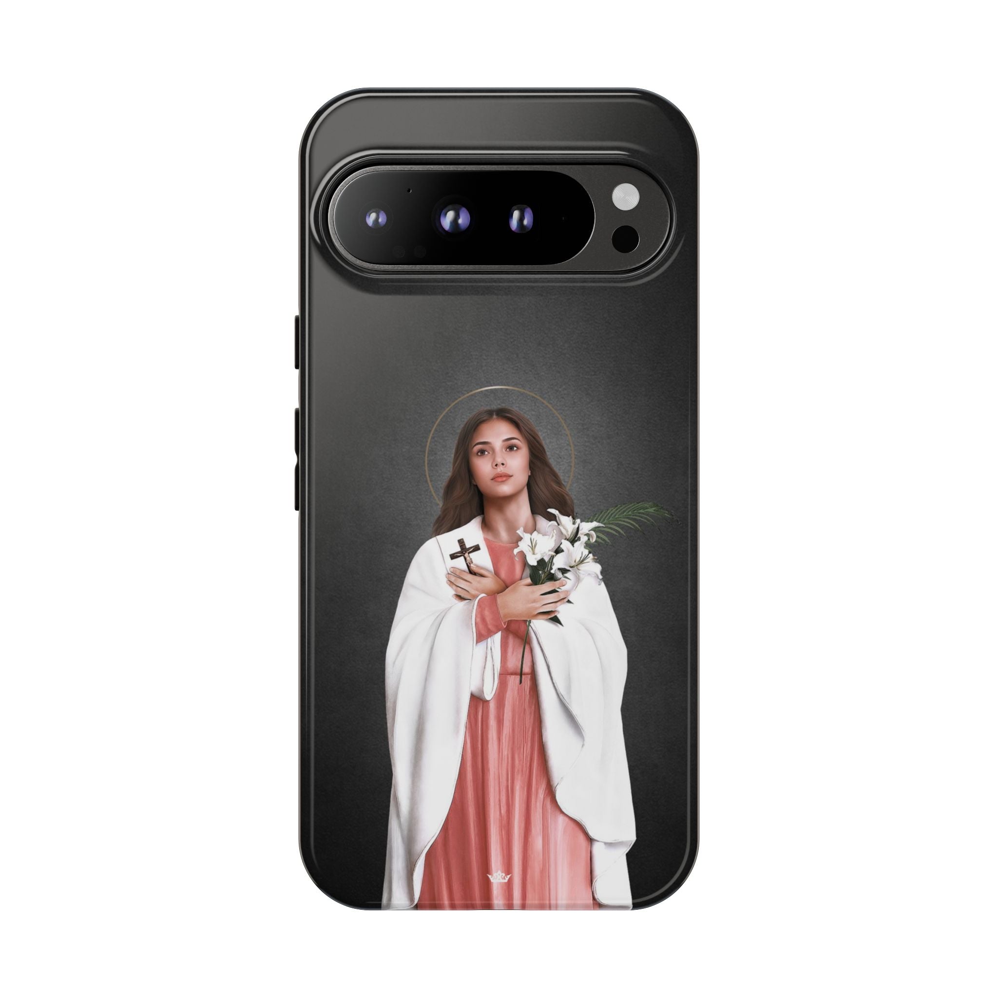 St. Maria Goretti Hard Phone Case (Dark) - VENXARA®