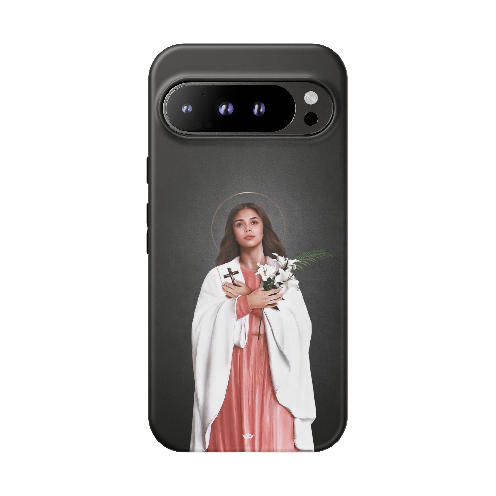 St. Maria Goretti Hard Phone Case (Dark) - VENXARA®