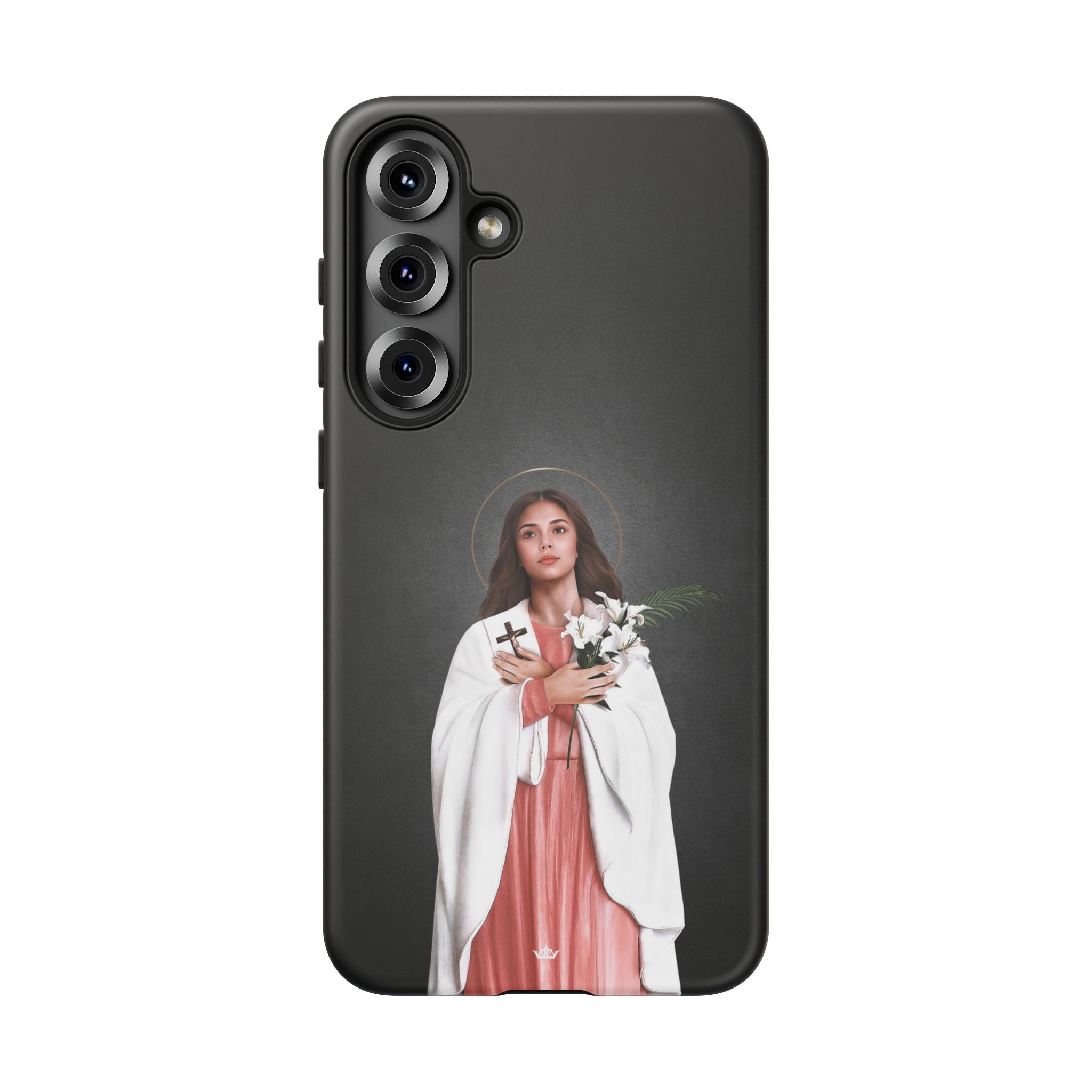 St. Maria Goretti Hard Phone Case (Dark) - VENXARA®