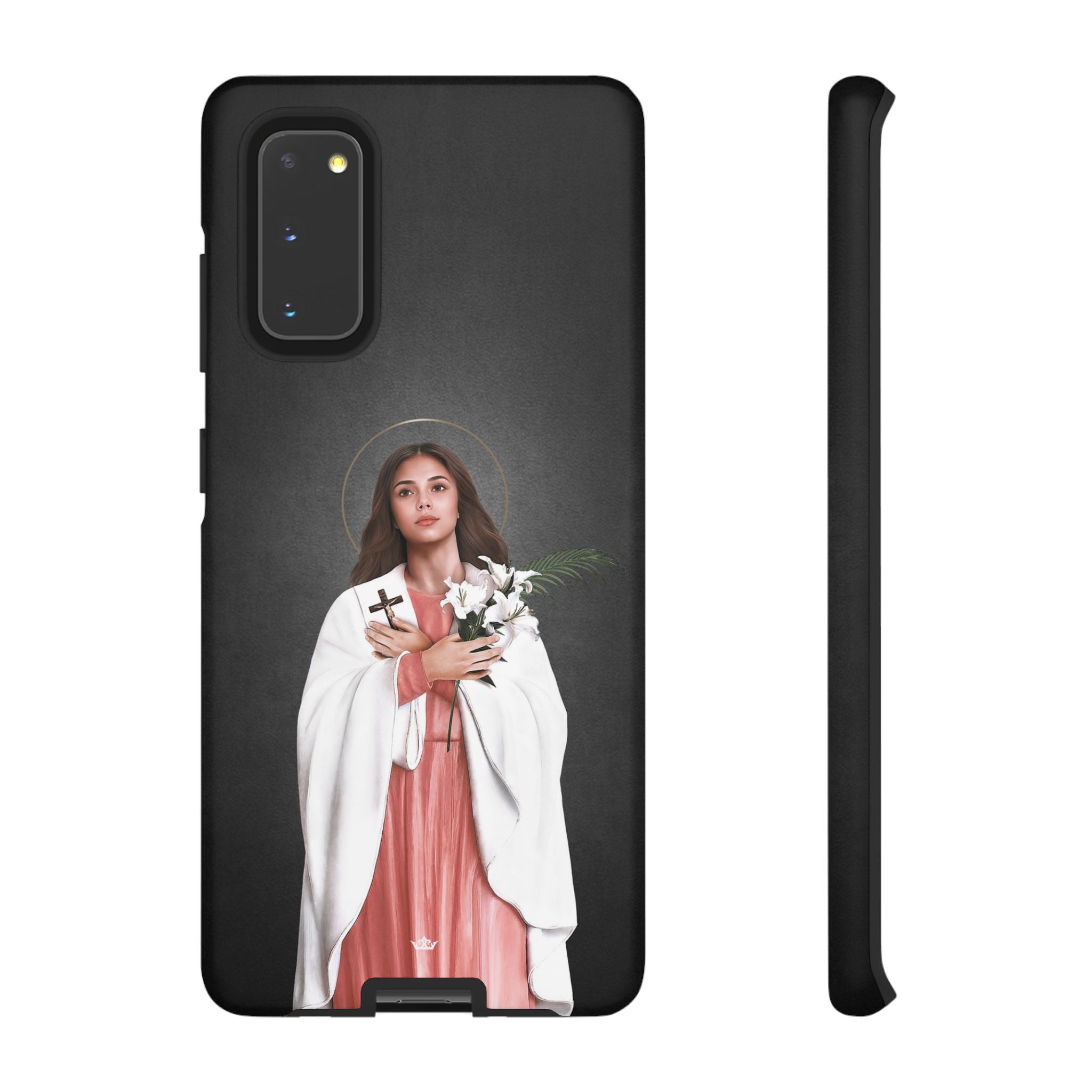 St. Maria Goretti Hard Phone Case (Dark) - VENXARA®