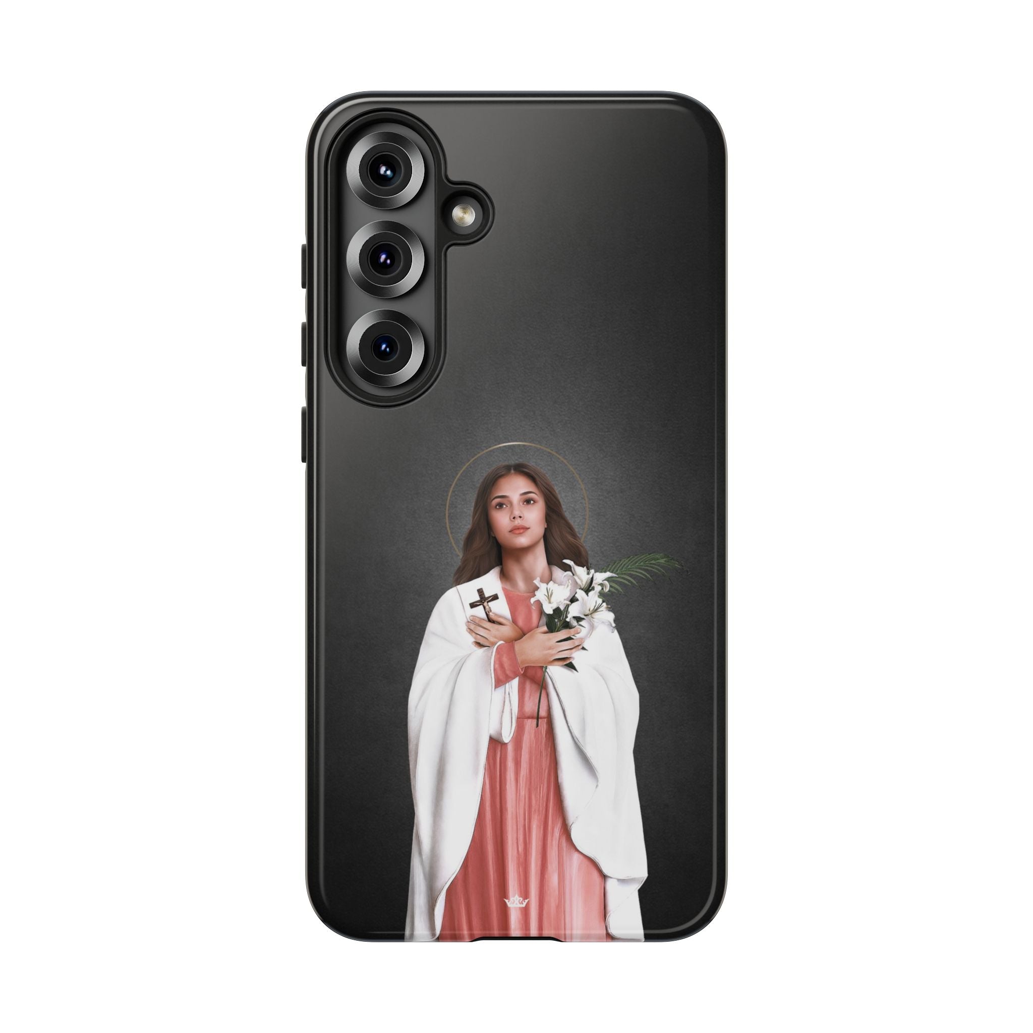 St. Maria Goretti Hard Phone Case (Dark) - VENXARA®