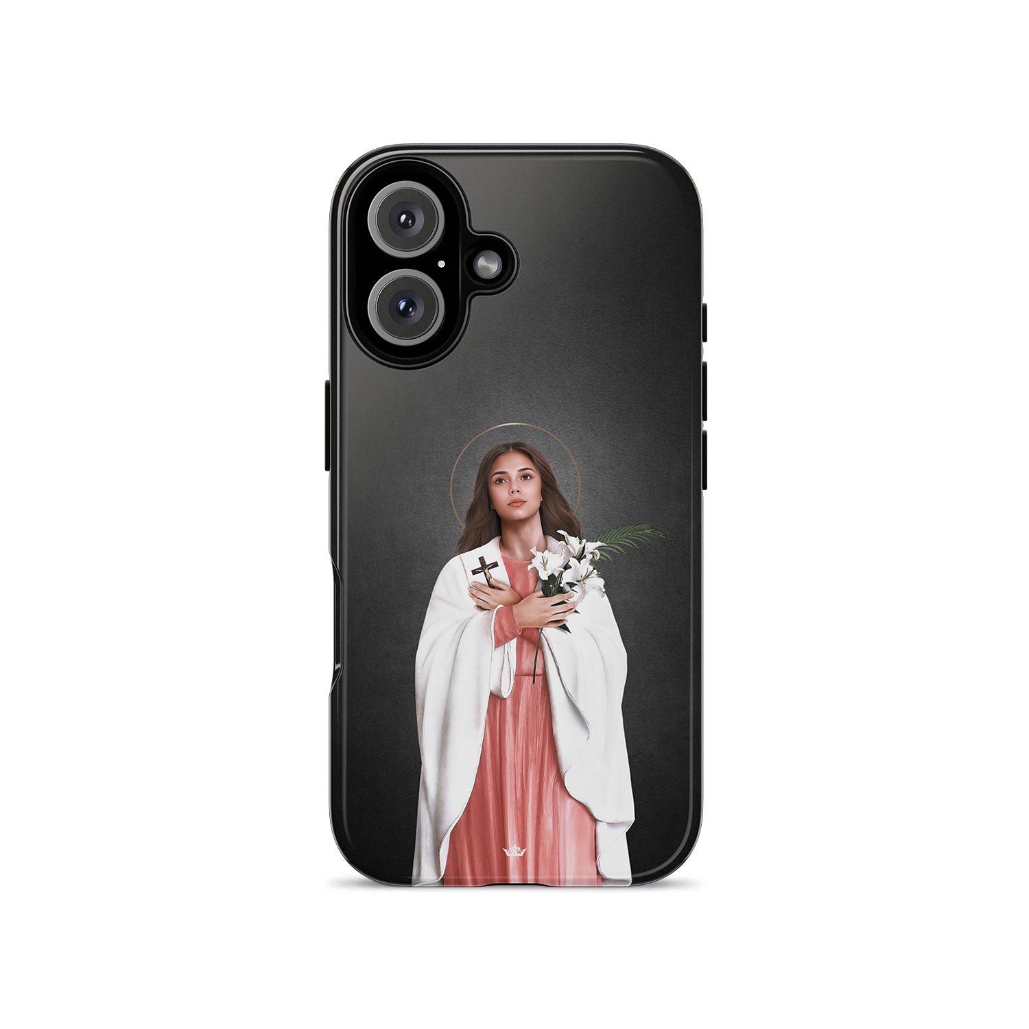 St. Maria Goretti Hard Phone Case (Dark) - VENXARA®