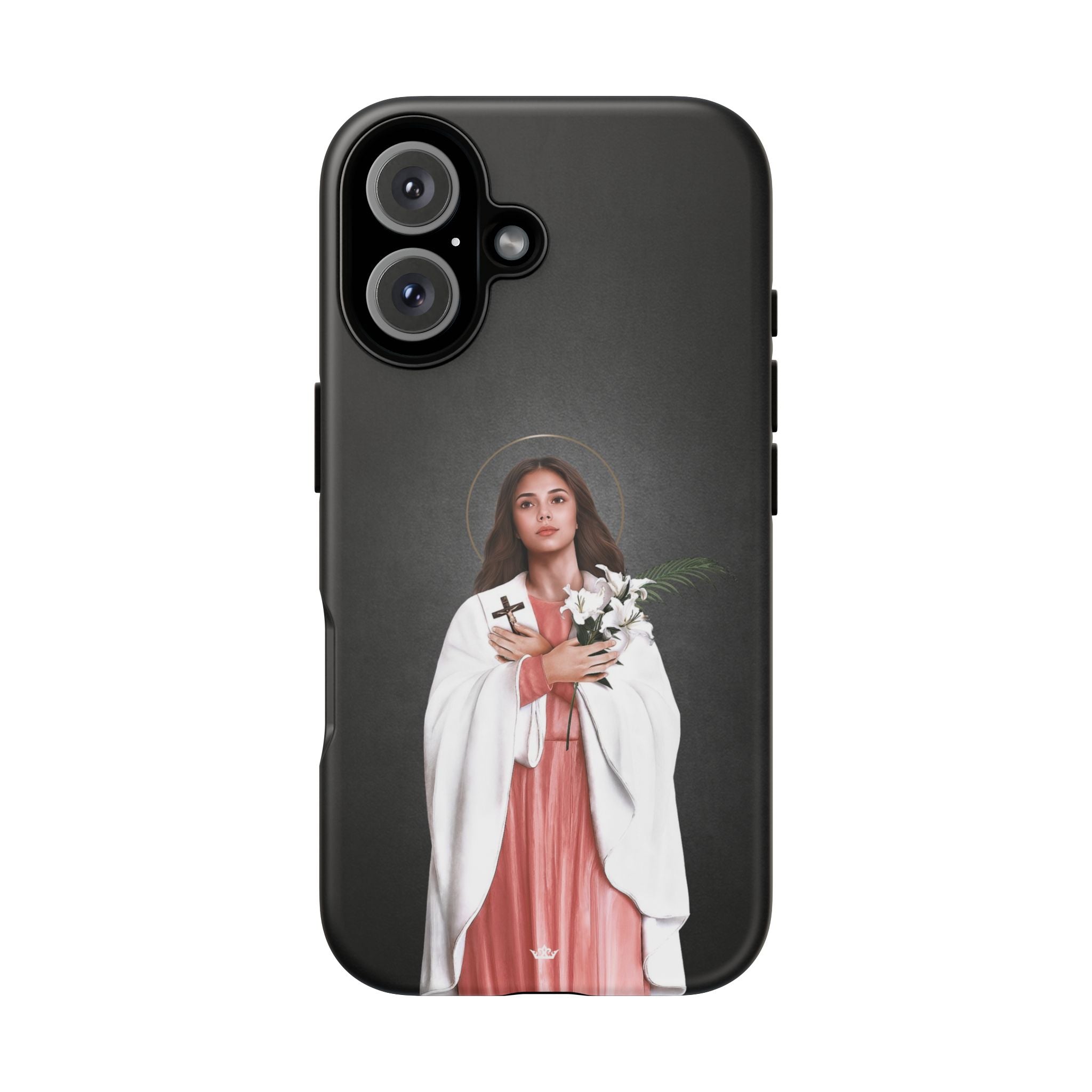 St. Maria Goretti Hard Phone Case (Dark) - VENXARA®