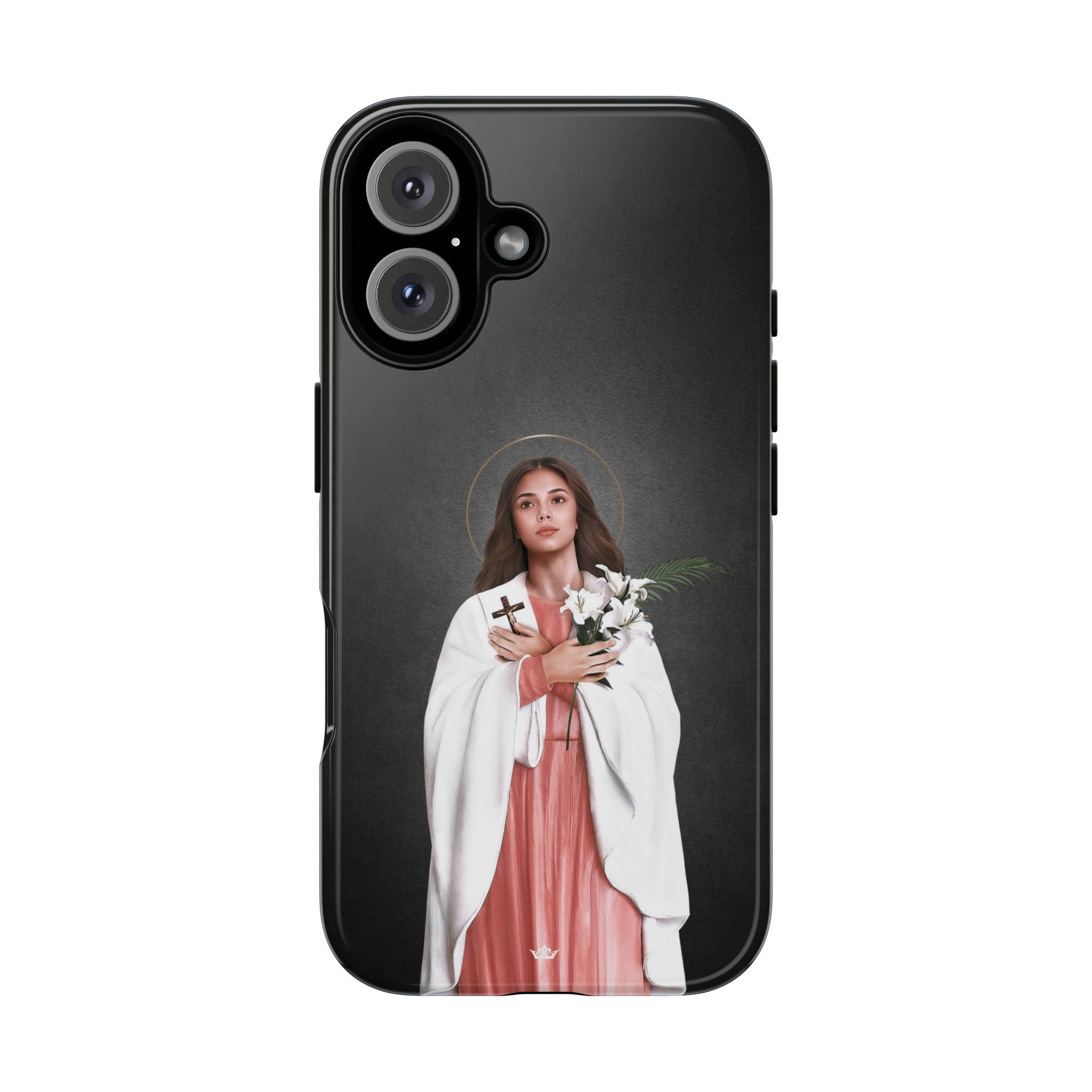 St. Maria Goretti Hard Phone Case (Dark) - VENXARA®