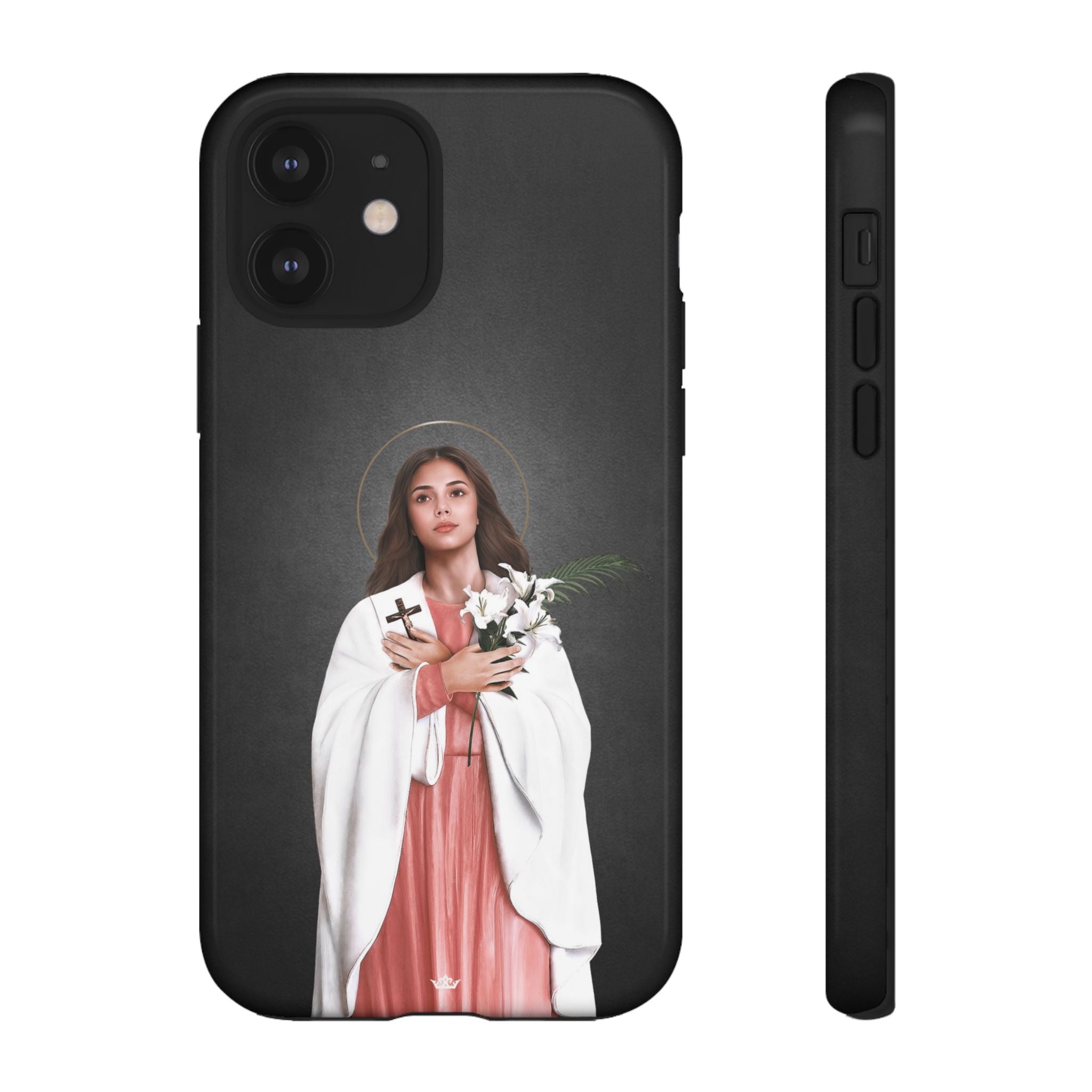 St. Maria Goretti Hard Phone Case (Dark) - VENXARA®